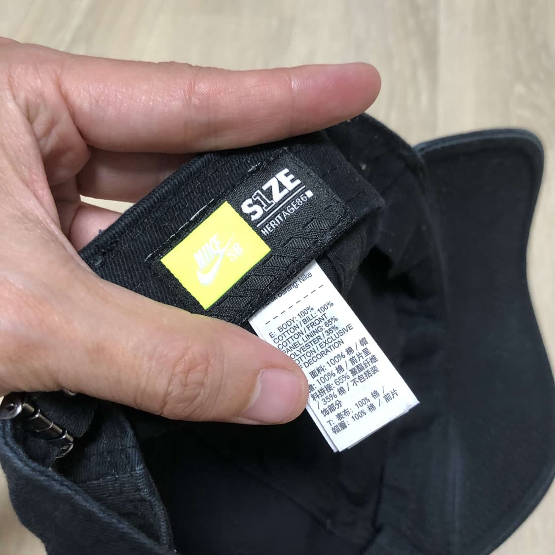 (ONE SIZE) 나이키 SB 스케이트 보드 스우시 볼캡 블랙 모자 상품이미지3