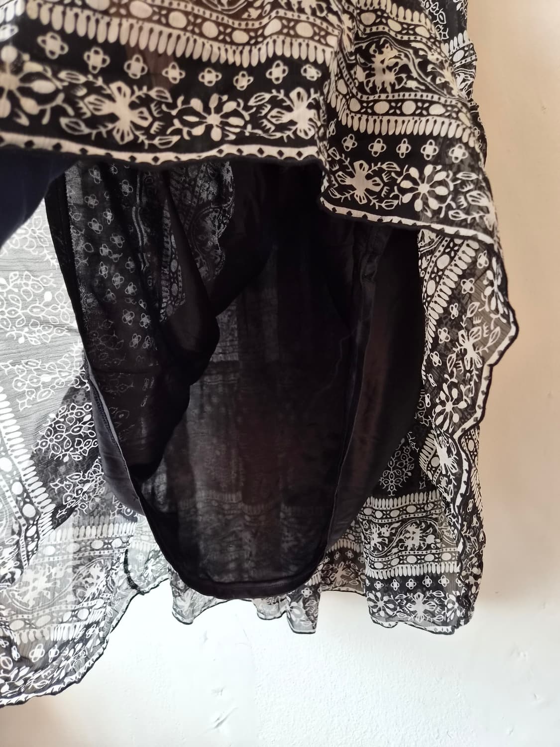 일본수입 여성 밴딩에스닉롱스커트 M사이즈 상품이미지5