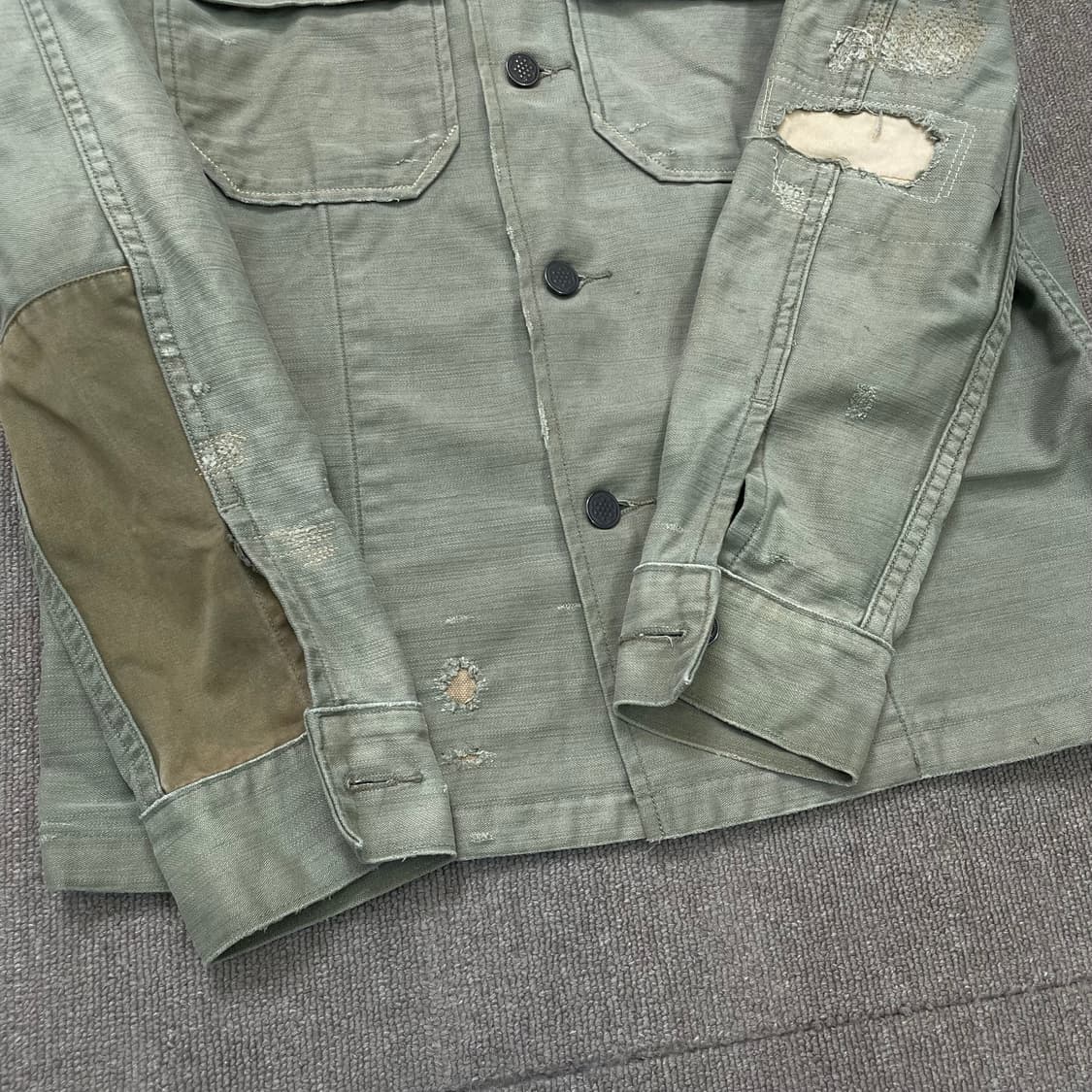 polo 데님앤서플라이 R-10 밀리터리 데미지 셔츠  상품이미지4