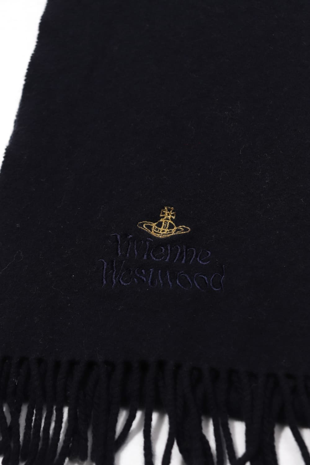 ITALY MADE 다크네이비 머플러 상품이미지4