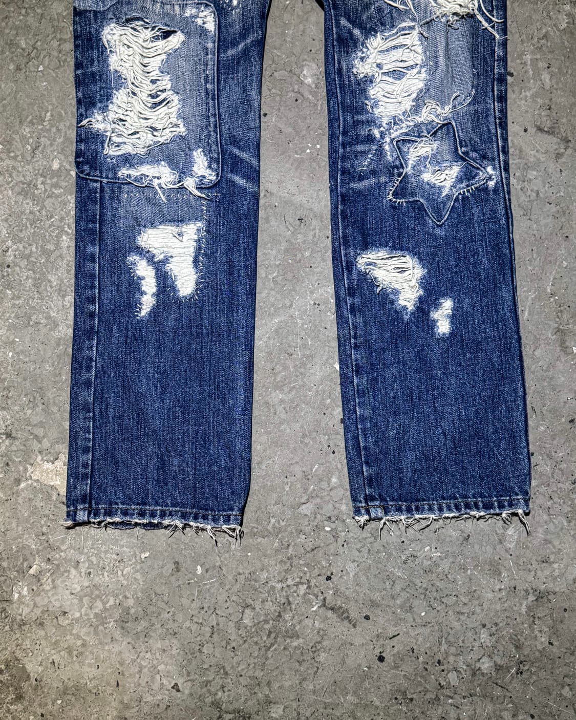 Destroyed Detail denim pants 상품이미지6