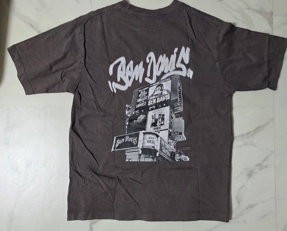 벤 데이비스 화이트라벨 빌보드 빈티지 티셔츠 M 상품이미지2