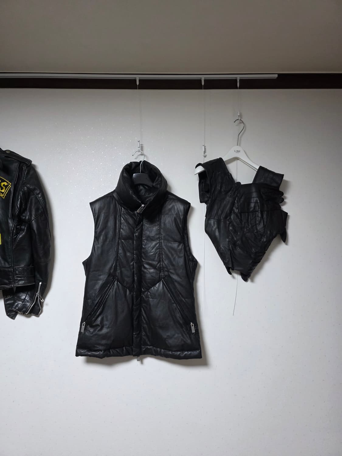C - Diem leather down vest jacket 상품이미지2
