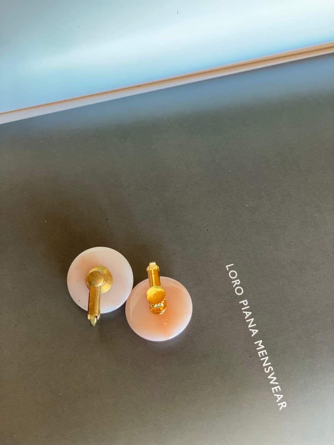 연핑크 오벌 귀걸이 귀찌 상품이미지4