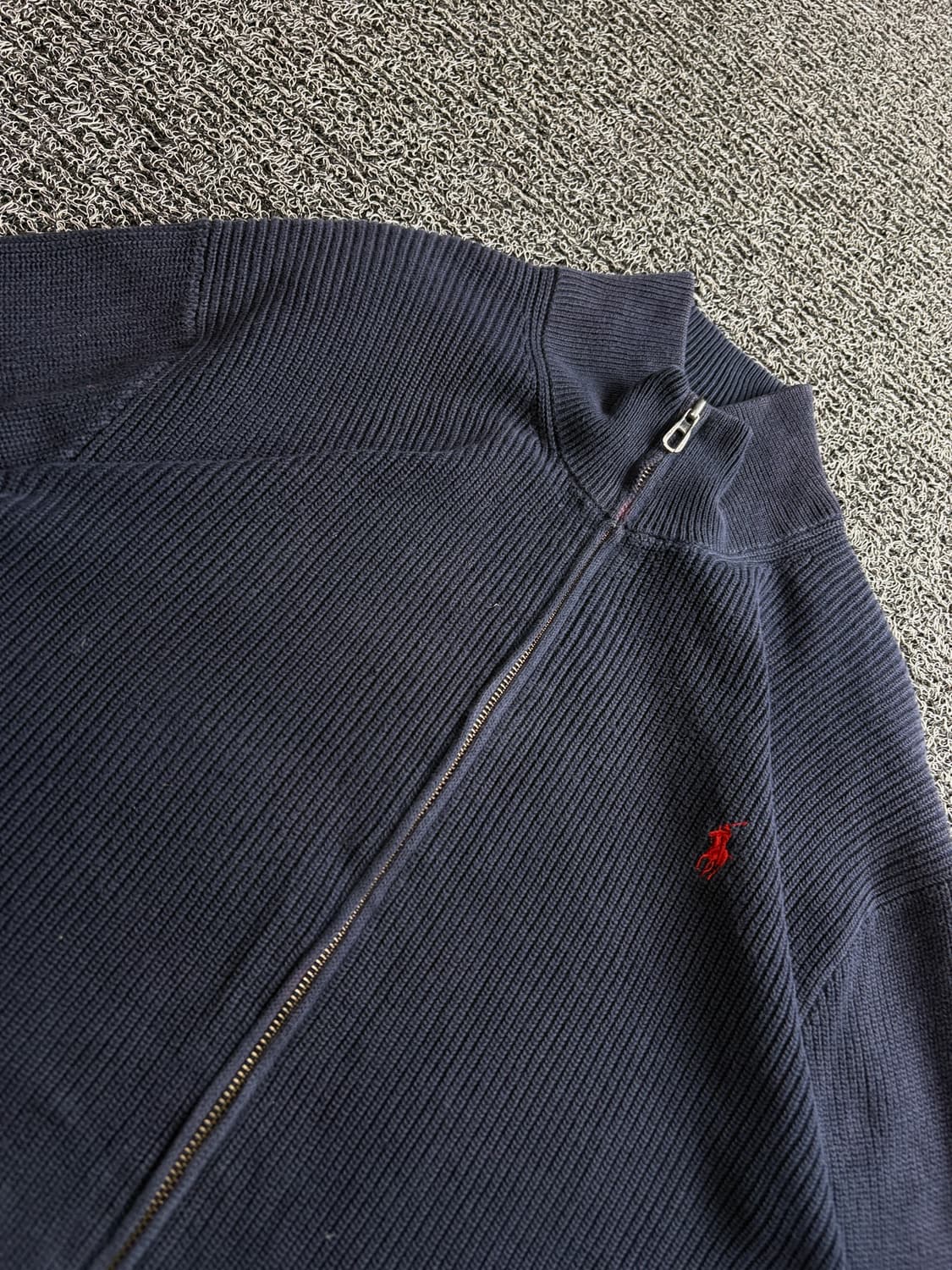 폴로 랄프로렌 포니로고 니트 코튼 풀 집업 스웨터 4091 상품이미지4