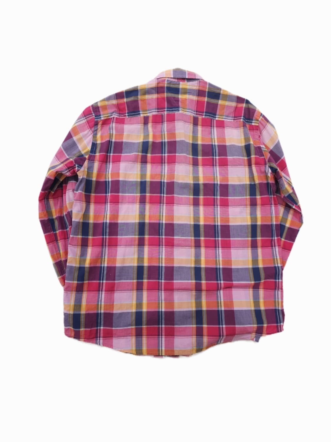 [M] 90s 타미힐피거 빈티지 멀티 체크 버튼다운 셔츠 상품이미지2