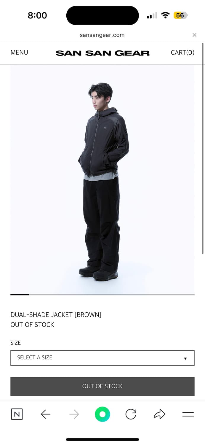 산산기어 듀얼쉐이드1 DUAL-SHADE JACKET 상품이미지1