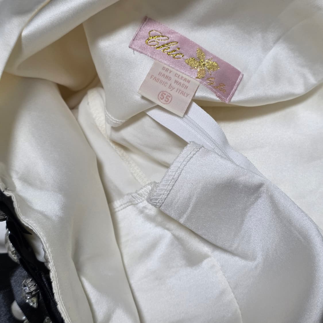 유럽빈티지)공겜여주st 새틴쉬폰 블랙브로치 로맨틱 고딕로리타 블라우스 상품이미지5