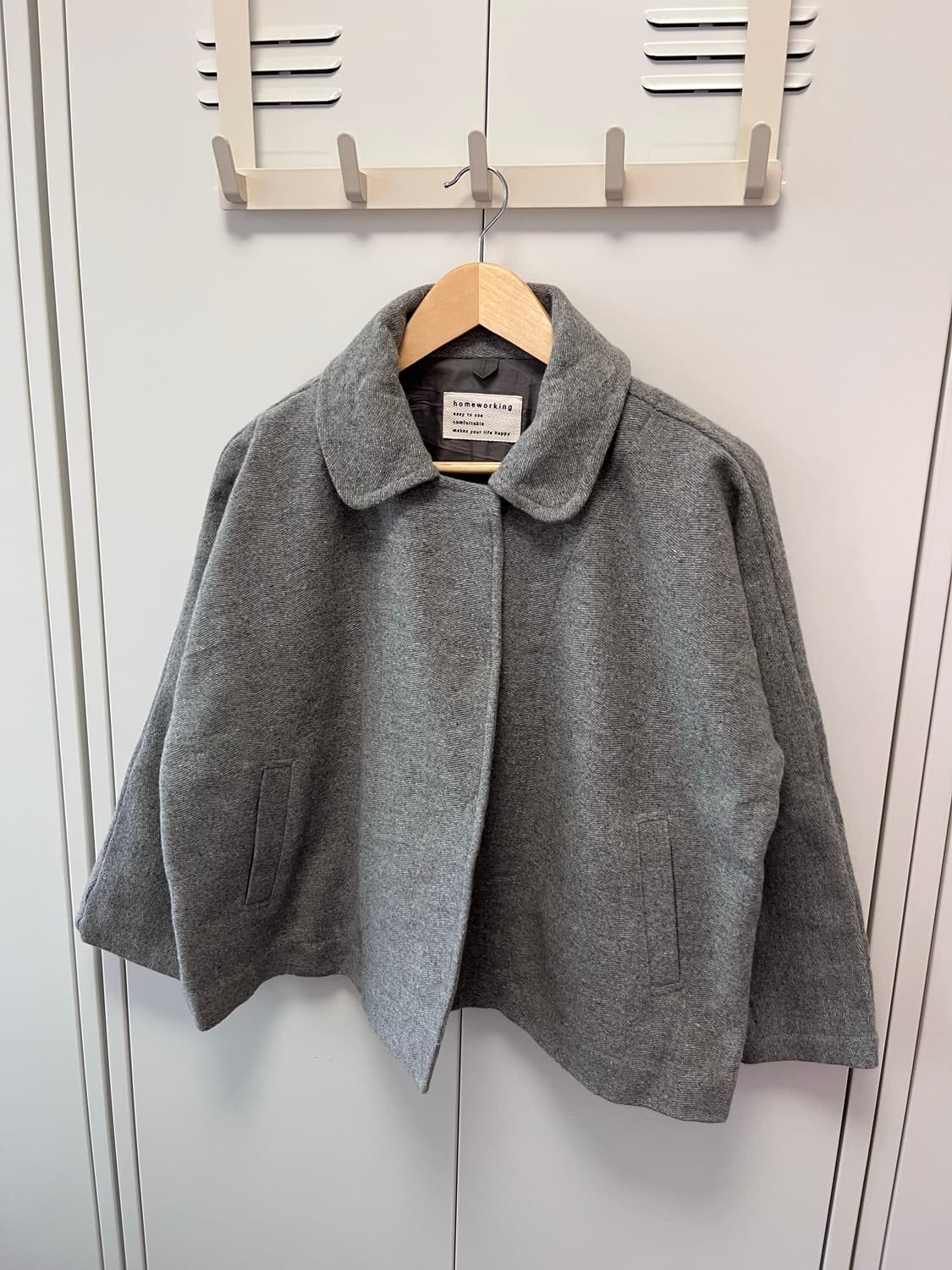 Homeworking 사와코 투버튼 울코트 상품이미지6