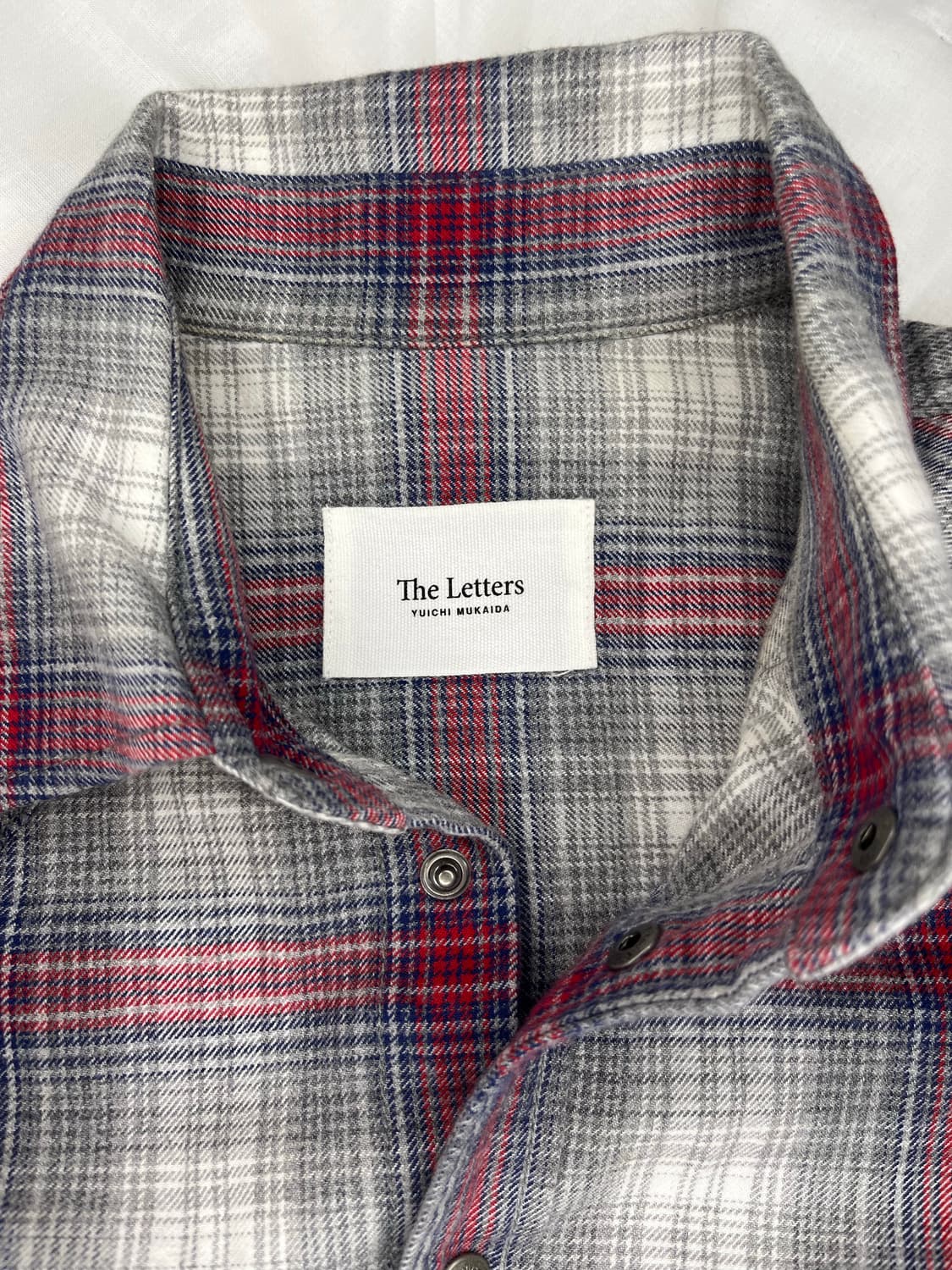 더 레터스 웨스턴 디스트로이드 체크 셔츠 상품이미지3