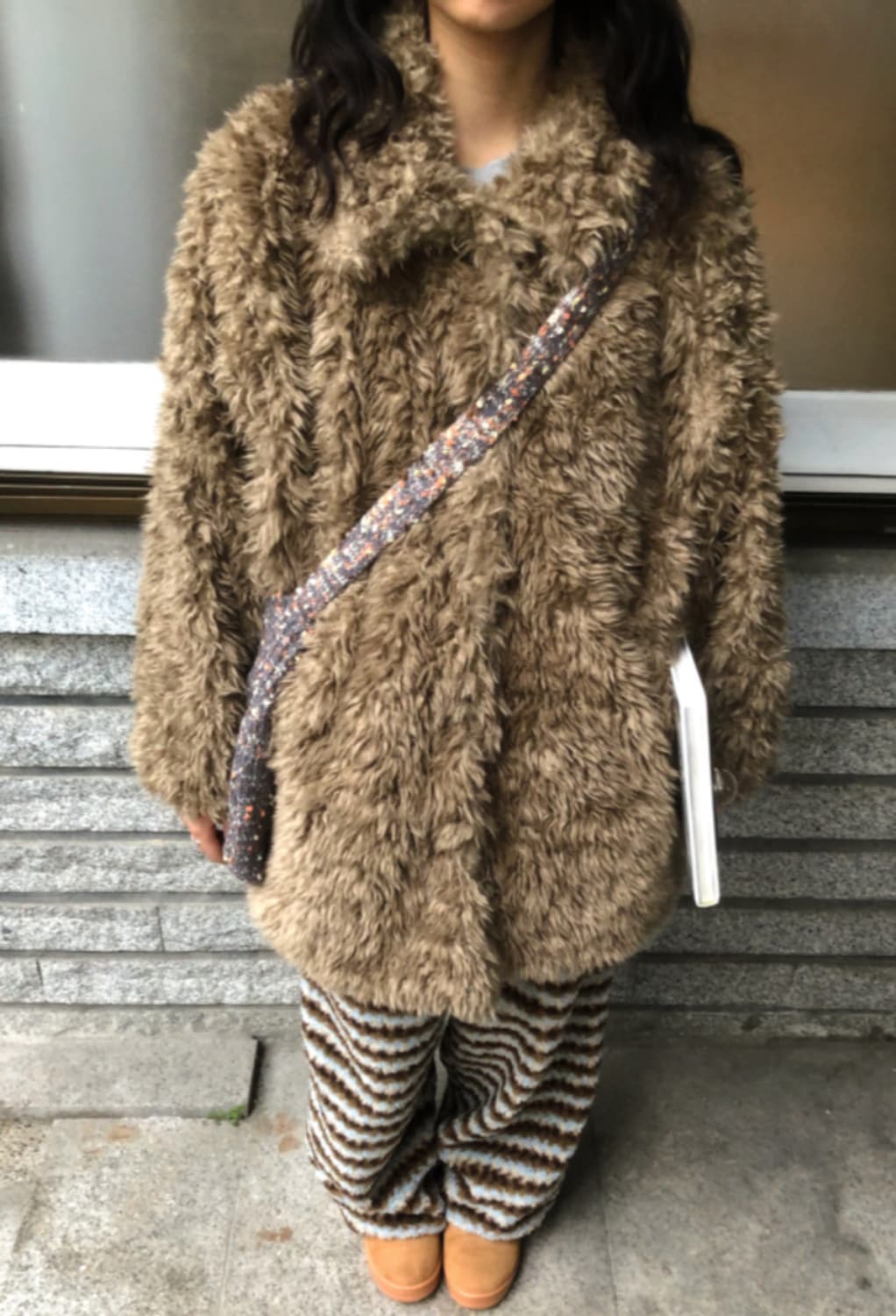 브라운 퍼 자켓 상품이미지1