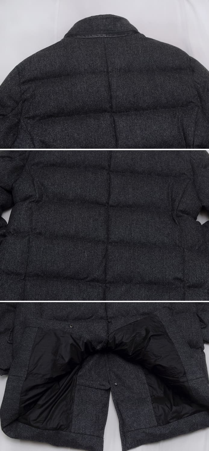 DKNY 이태리 울실크 구스다운 투인원 롱패딩 코트 (100-105) 상품이미지5