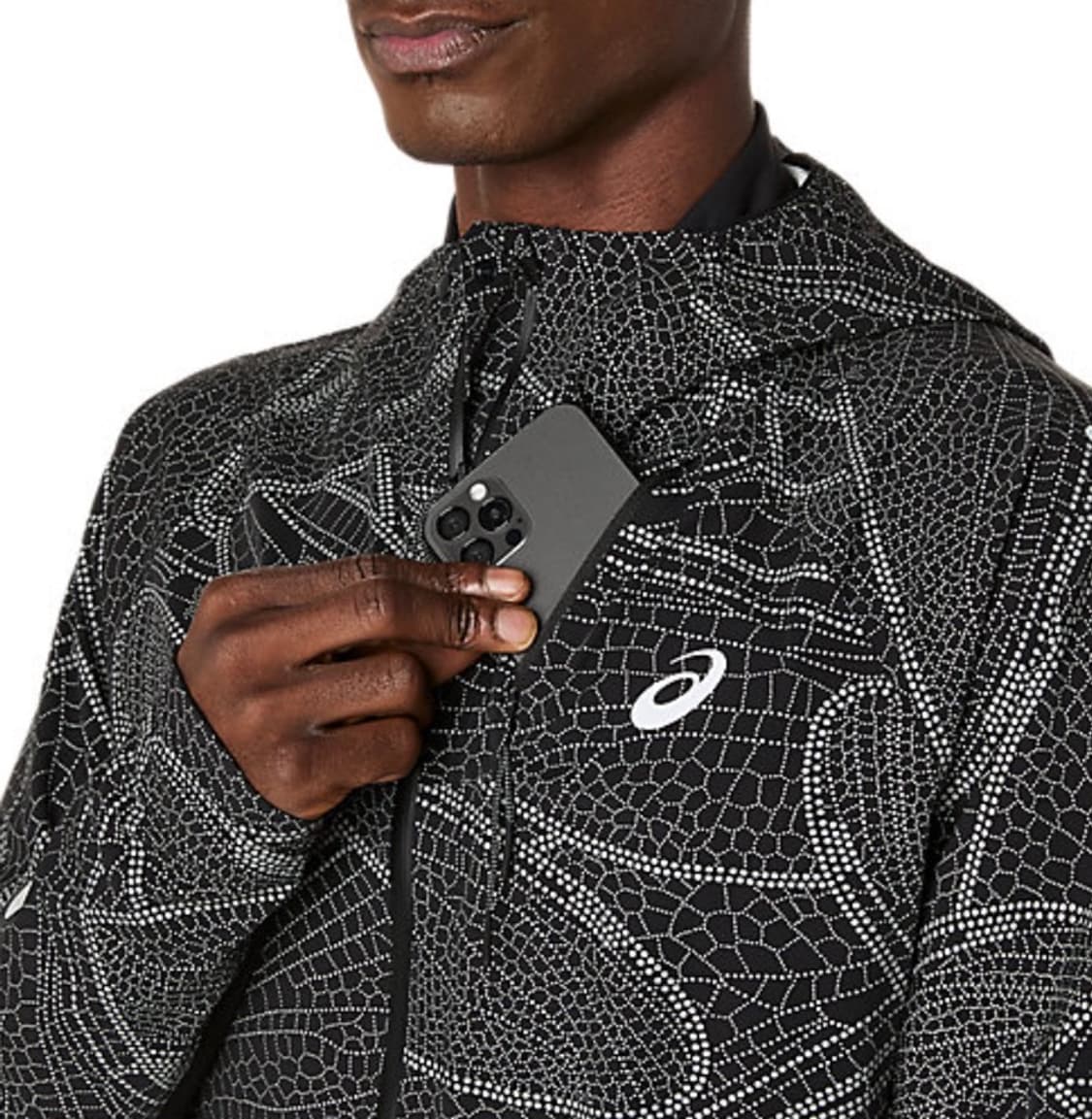 (L) 아식스 맨 리미티드 시리즈 라이트쇼 자켓 퍼포먼스 블랙 상품이미지3