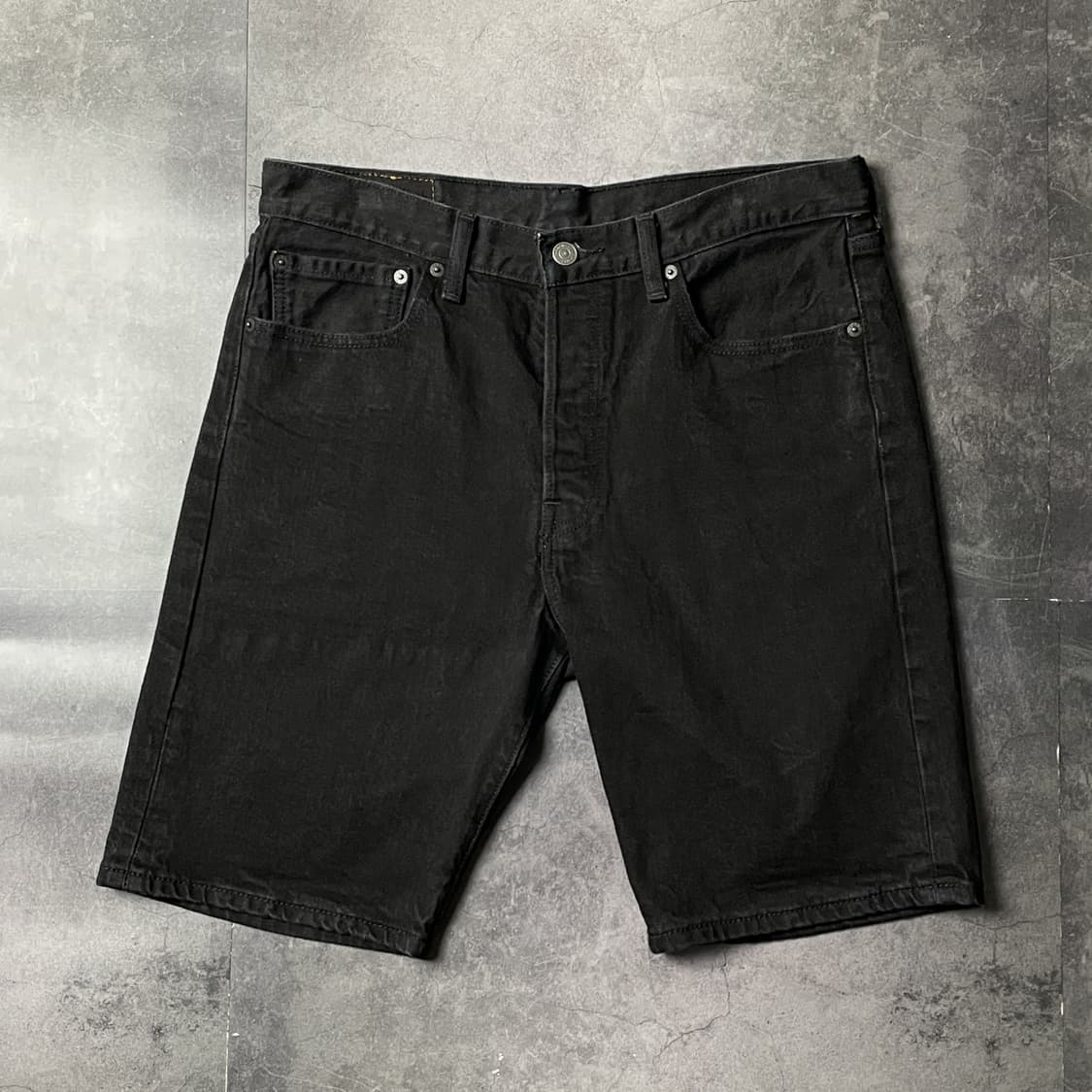 LEVI'S 리바이스501 빈티지 블랙 데님 하프팬츠 A00992 상품이미지1