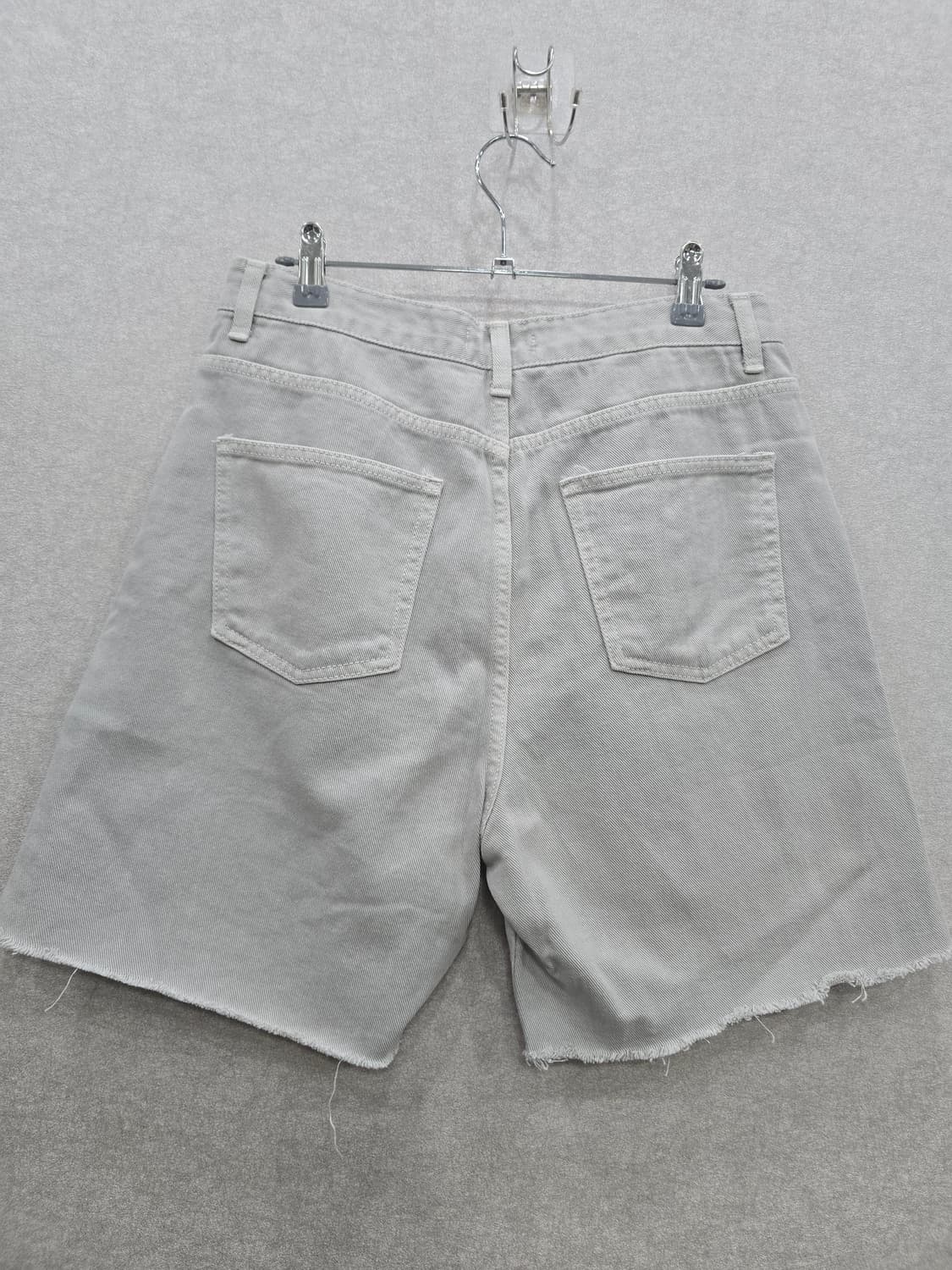 VERGAMOT 연베이지 데님 숏팬츠 상품이미지5