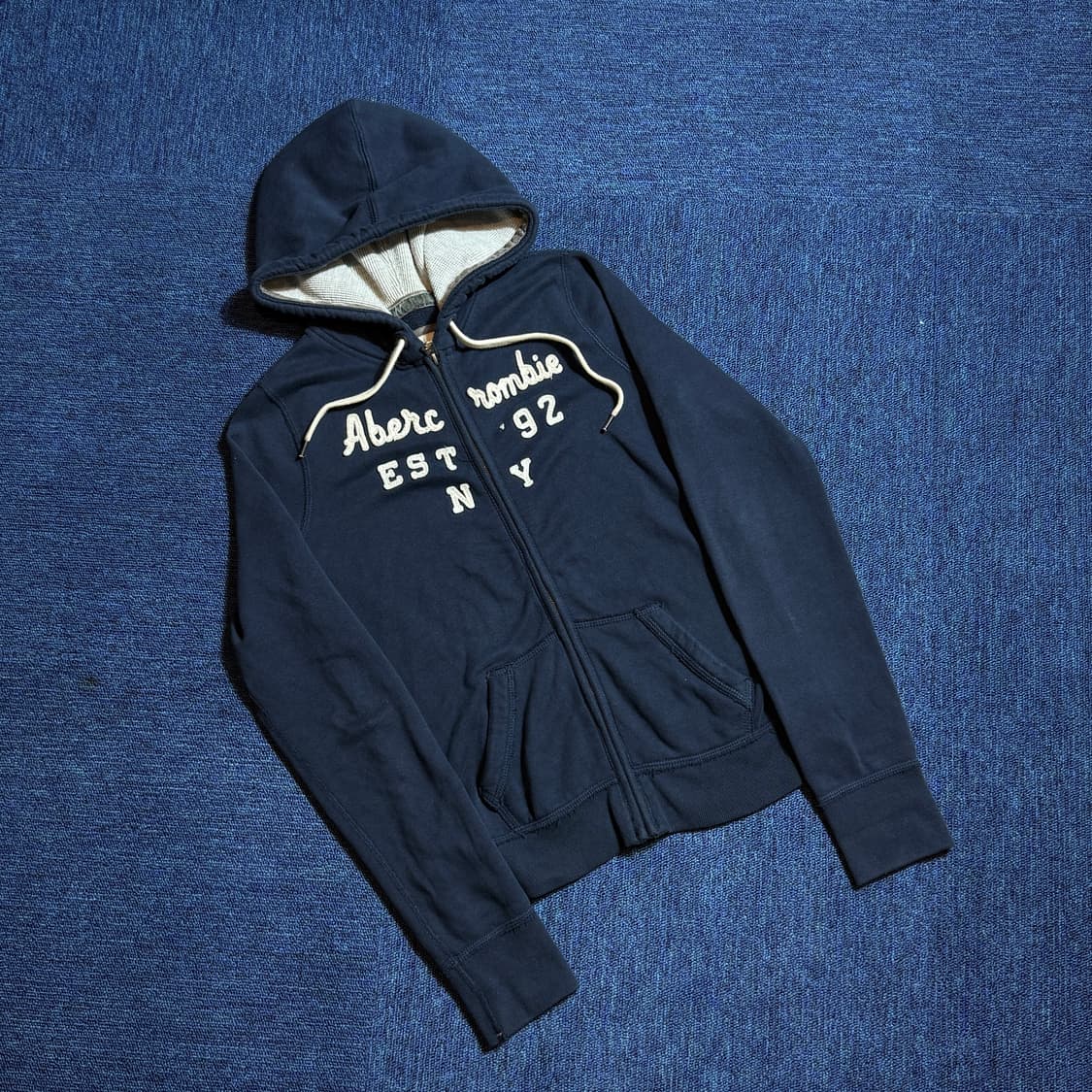 아베크롬비 피치 네이비 후드집업 상품이미지1