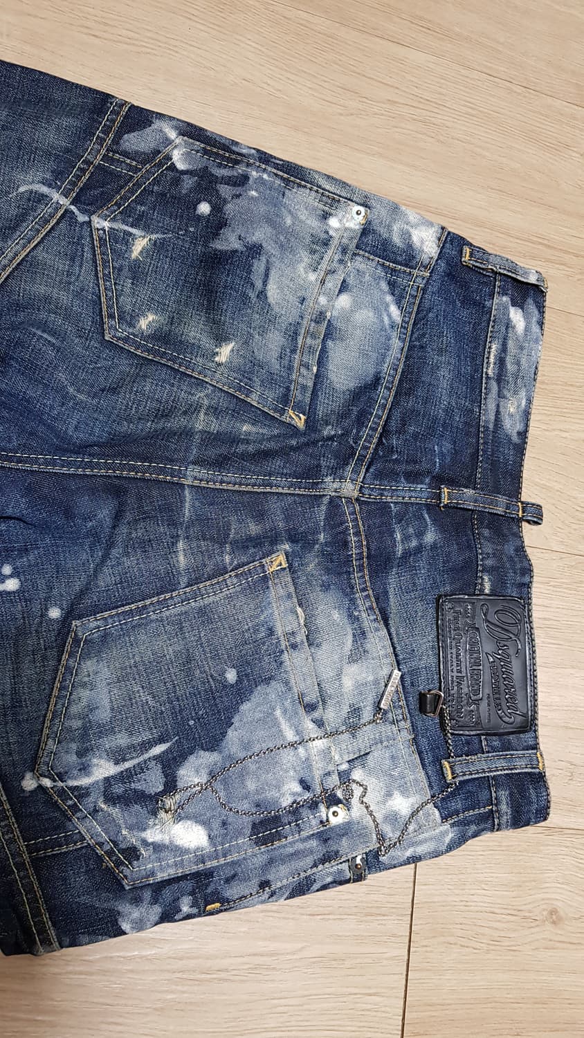 디스퀘어드 11ss 페인트 체인바이커 남, 녀 겸용 42 상품이미지3