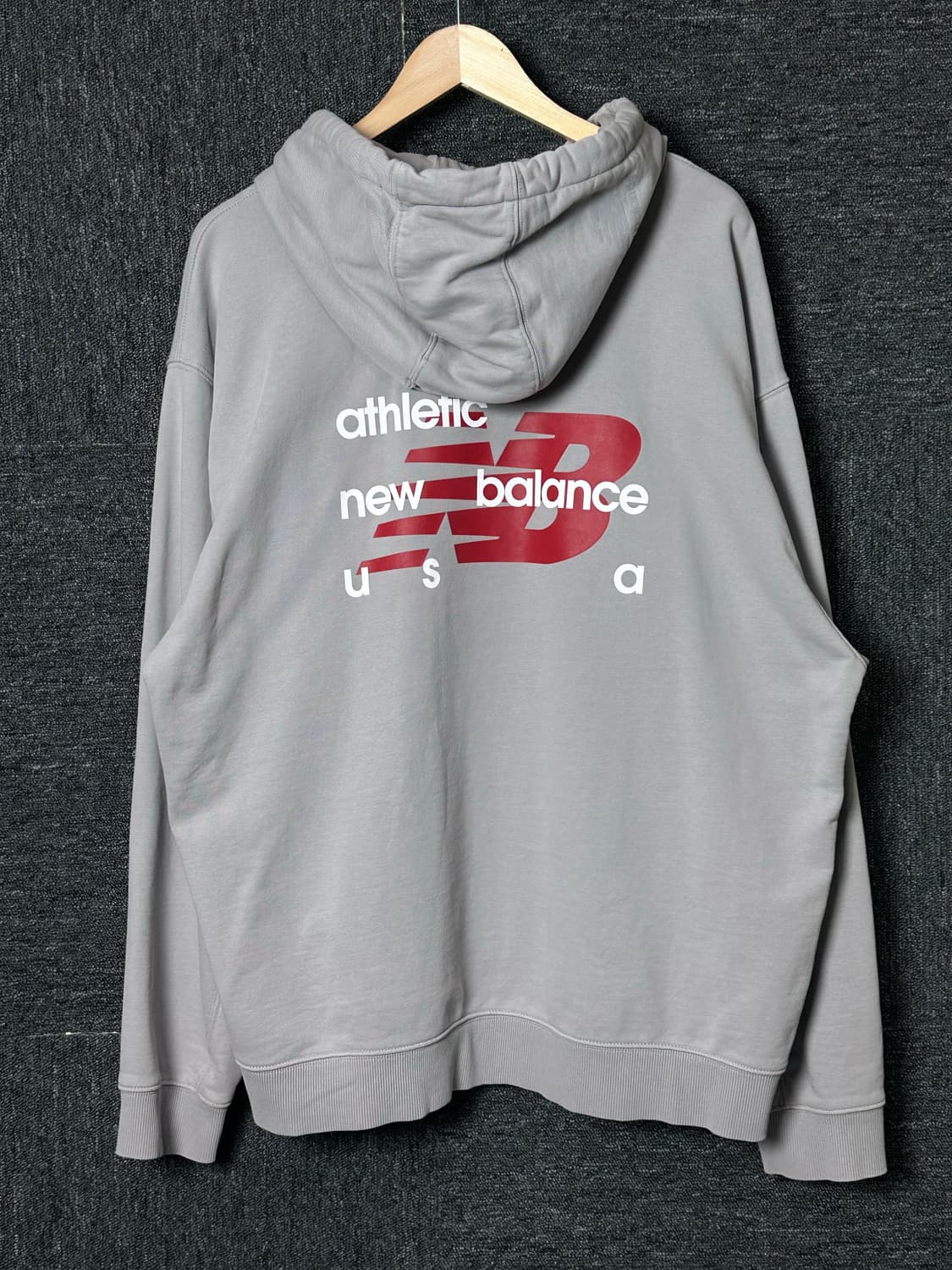 뉴발란스 Athletic 후드티 XXL 회색 상품이미지2