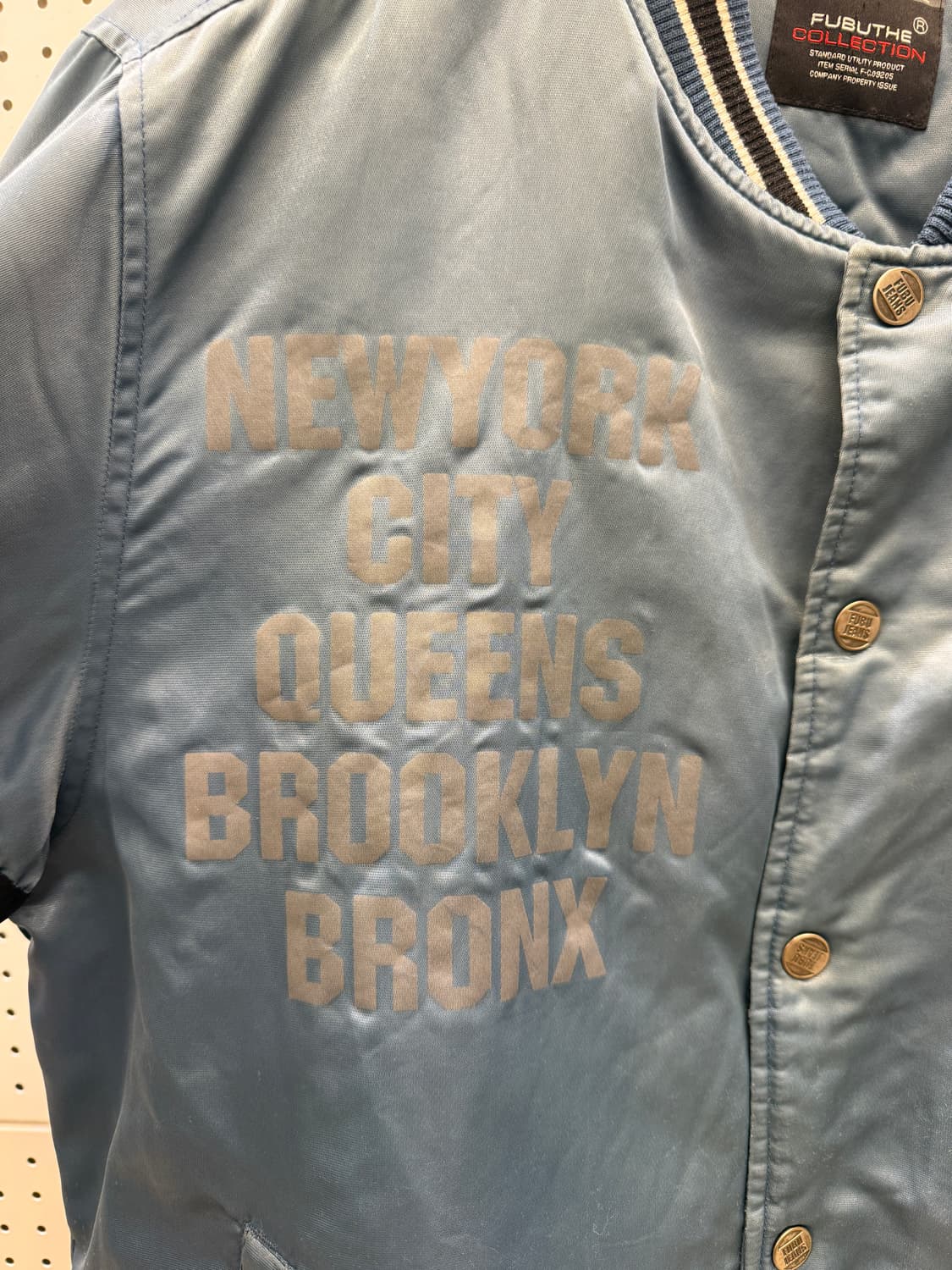 후부 FB 로고 바시티 자켓 U1078  상품이미지6