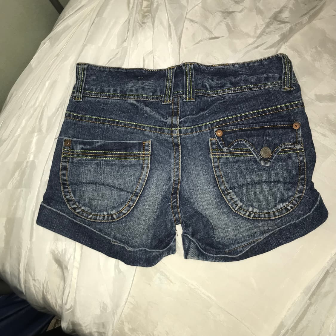 Vintage 빈티지 갸루 아방 데님 숏팬츠 상품이미지3