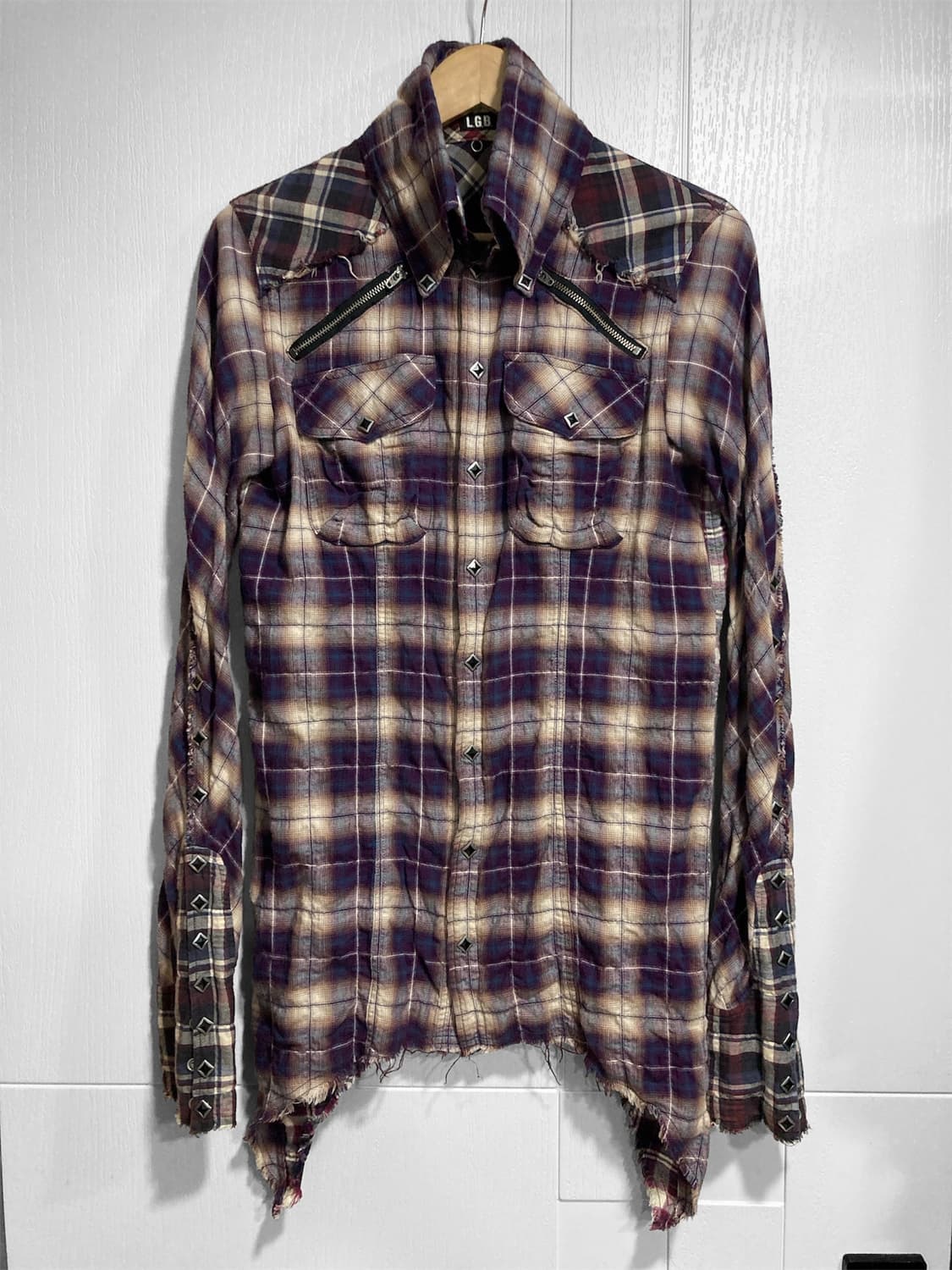 LGB 체크 셔츠 상품이미지1