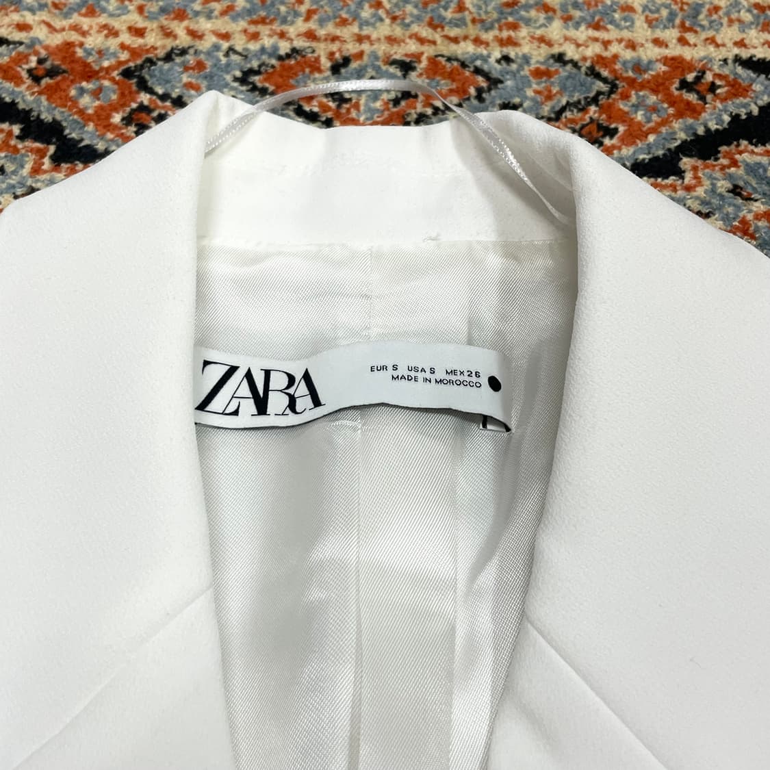 자라 화이트 더블 자켓 블레이저 여성S 상품이미지3