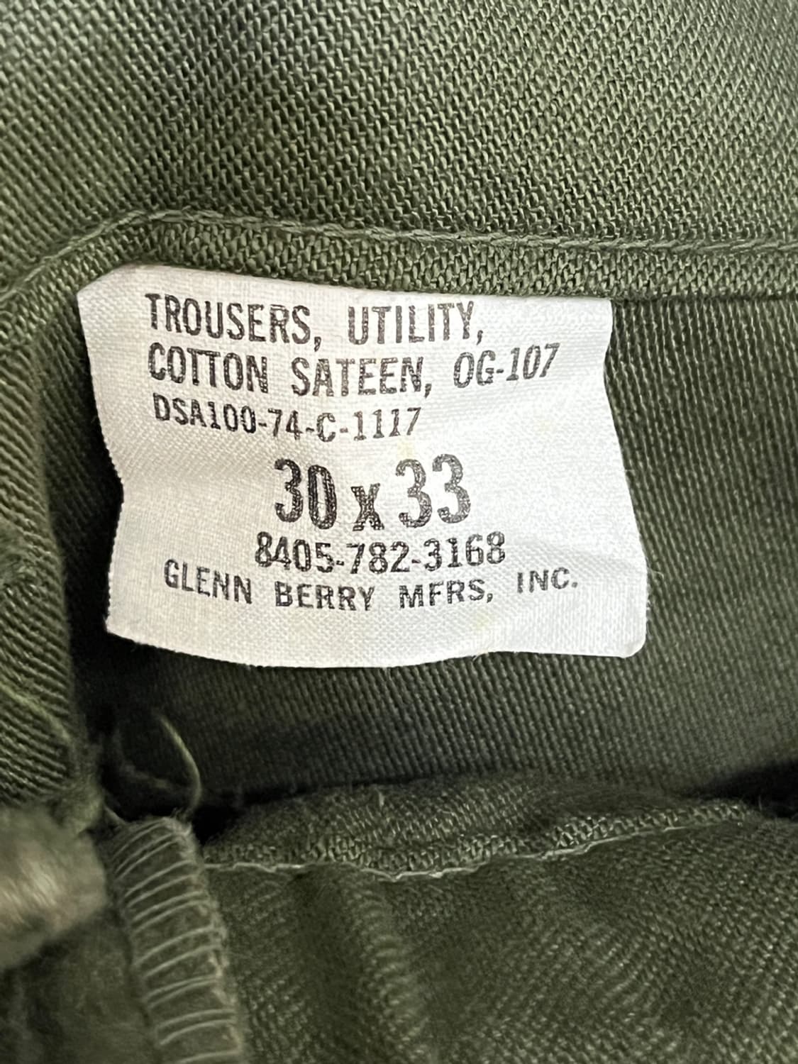 U.S Army 퍼티그 팬츠 상품이미지3