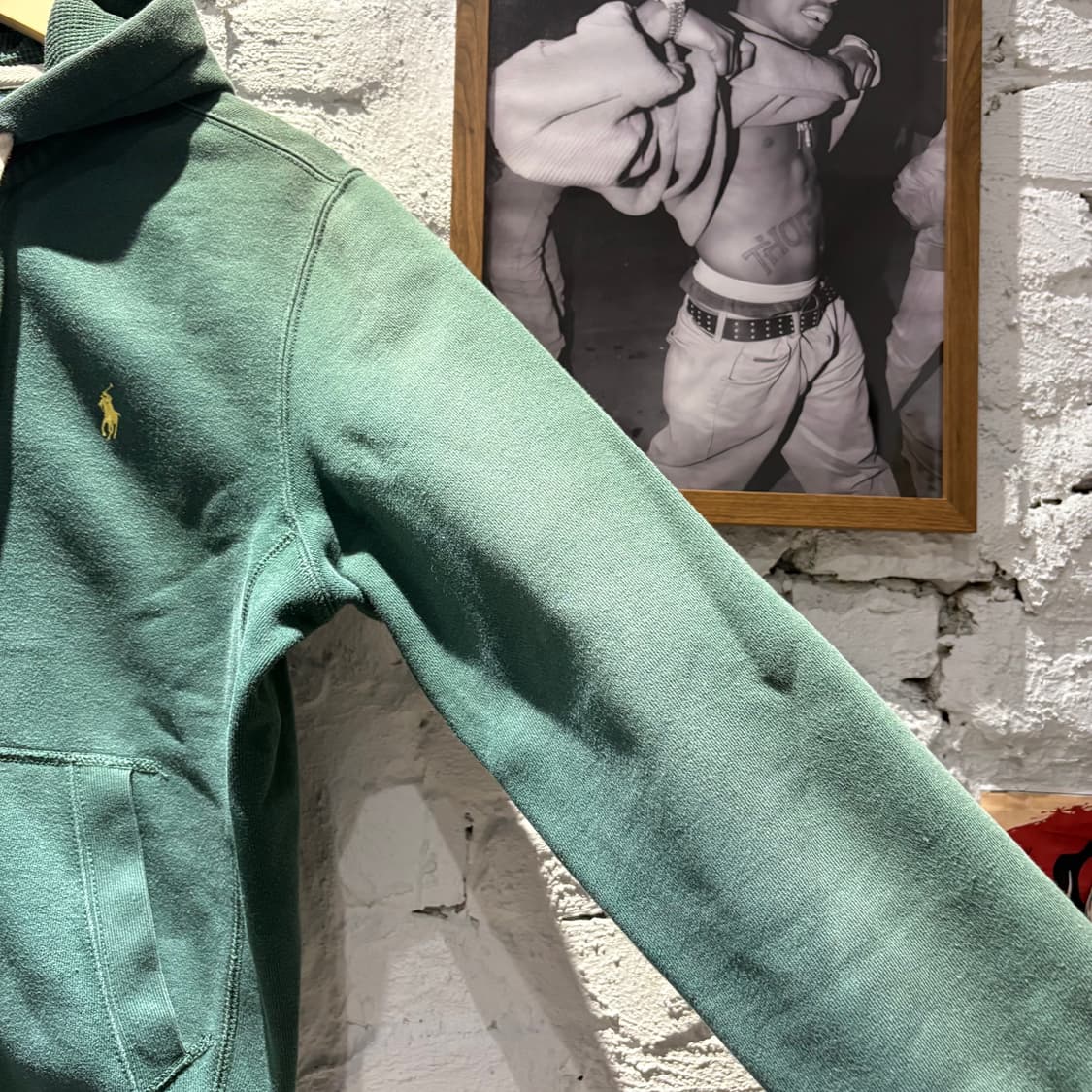 폴로 빈티지 헤비 후드집업 상품이미지4