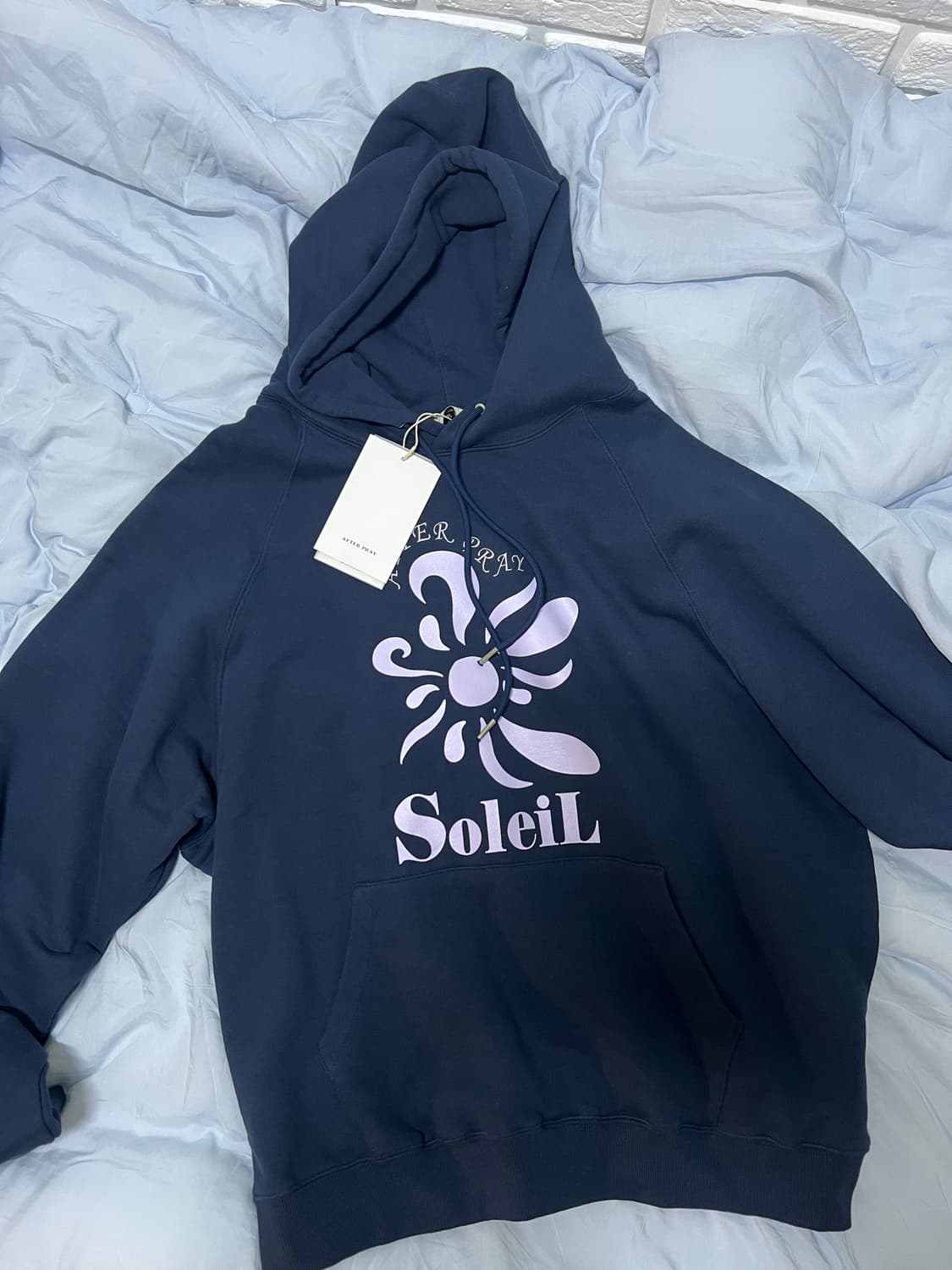 애프터프레이 솔레일 프린티드 후드티 L 상품이미지3