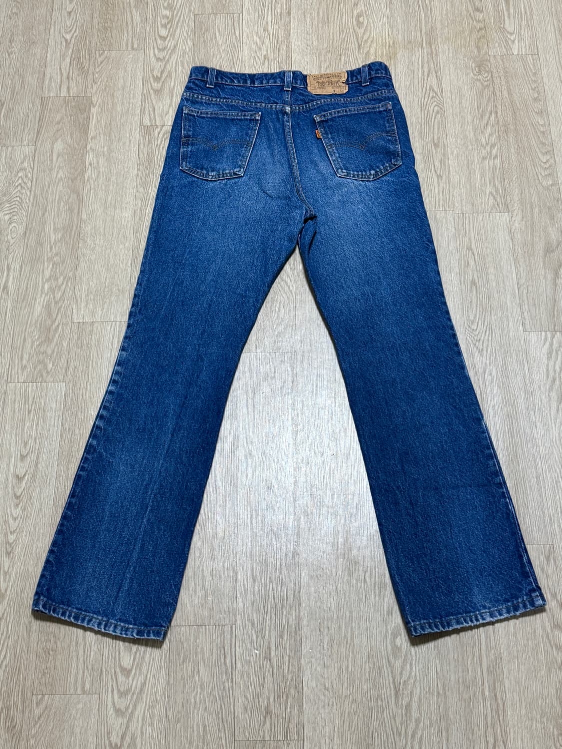 1980s USA 리바이스 517 부츠컷 데님 오렌지탭 상품이미지2