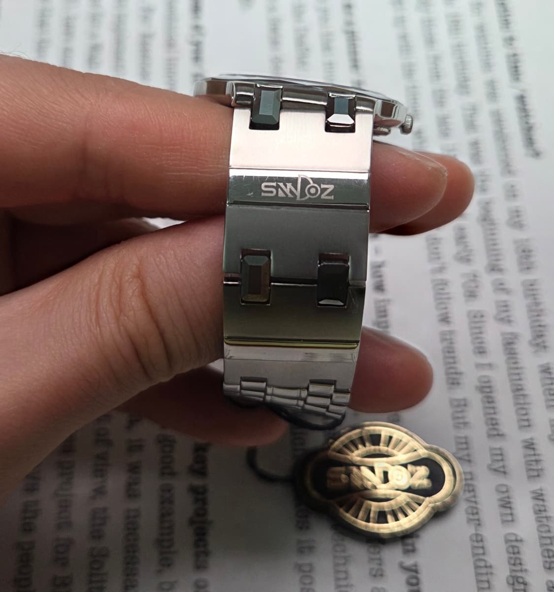 데드스탁] 빈티지 산도즈 르비엔 텅스텐베젤 입체판 칼침핸즈 쿼츠 남성용
 상품이미지6