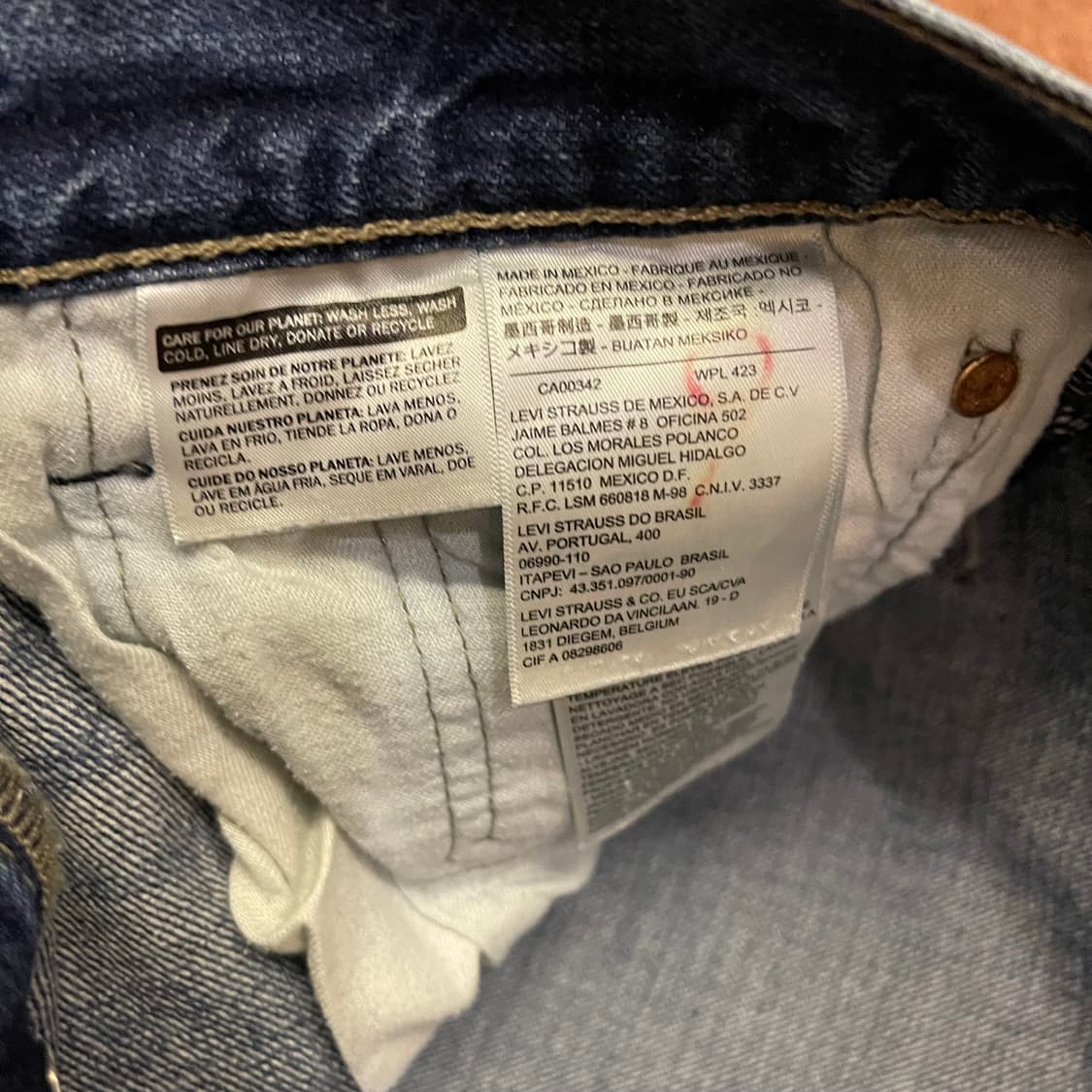 리바이스 501 빈티지 워싱 상품이미지4