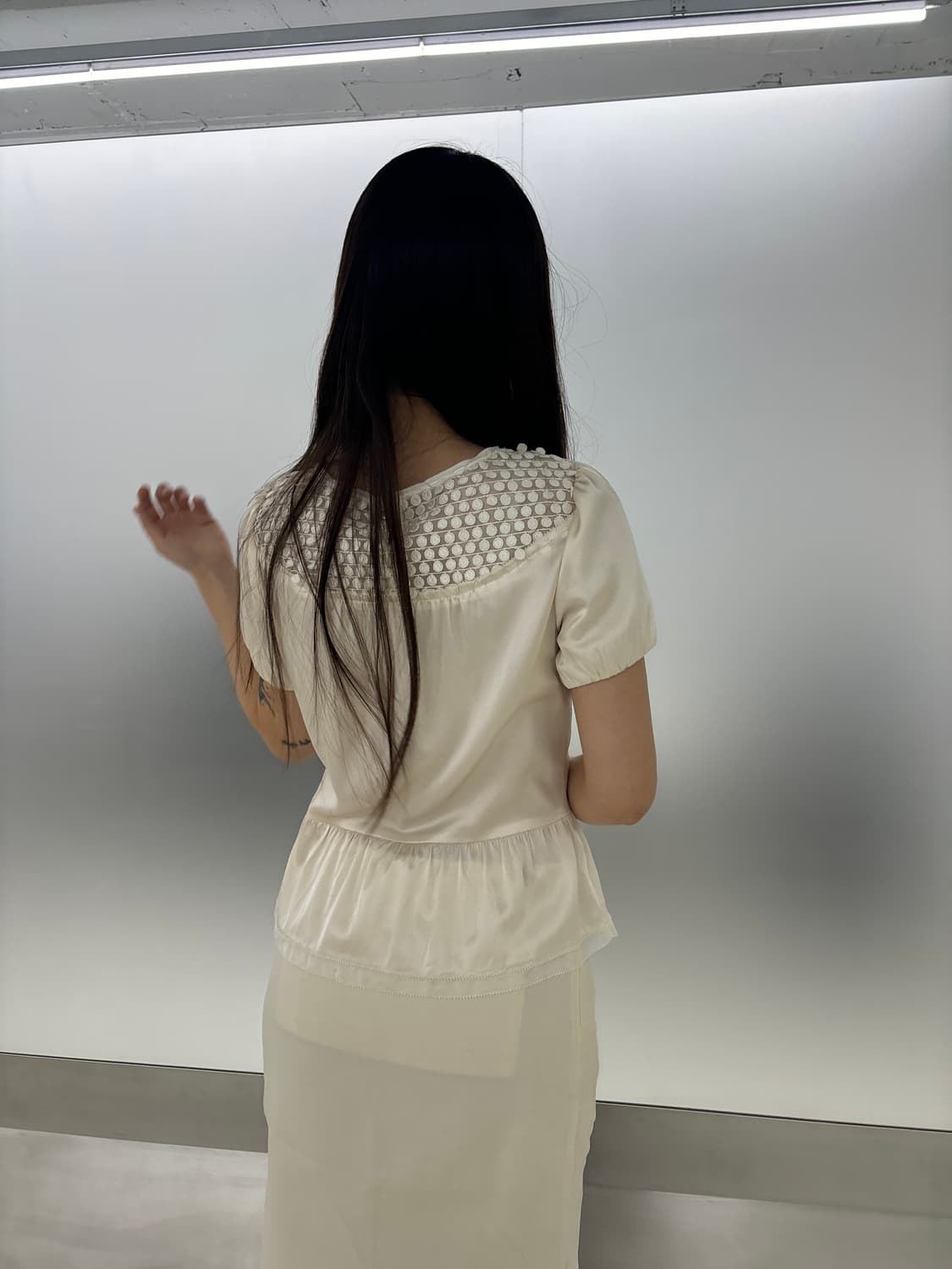 Courreges silk blouse 상품이미지5