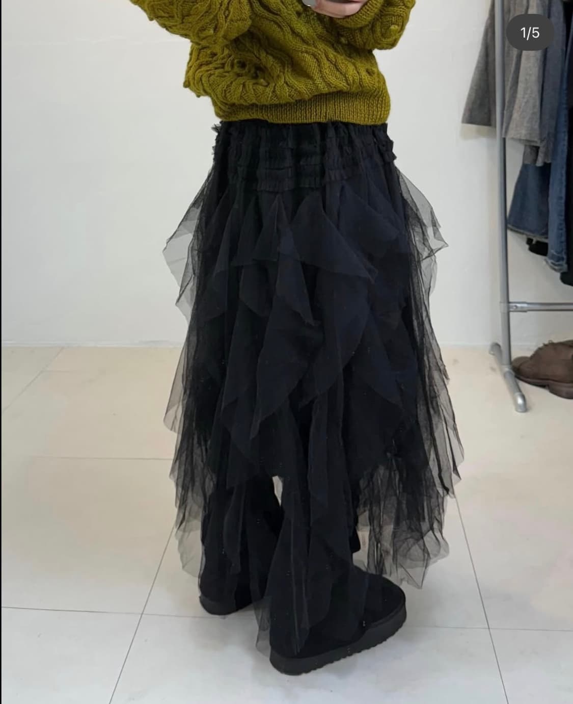 레이어드 샤스커트 피쉬룸 상품이미지1