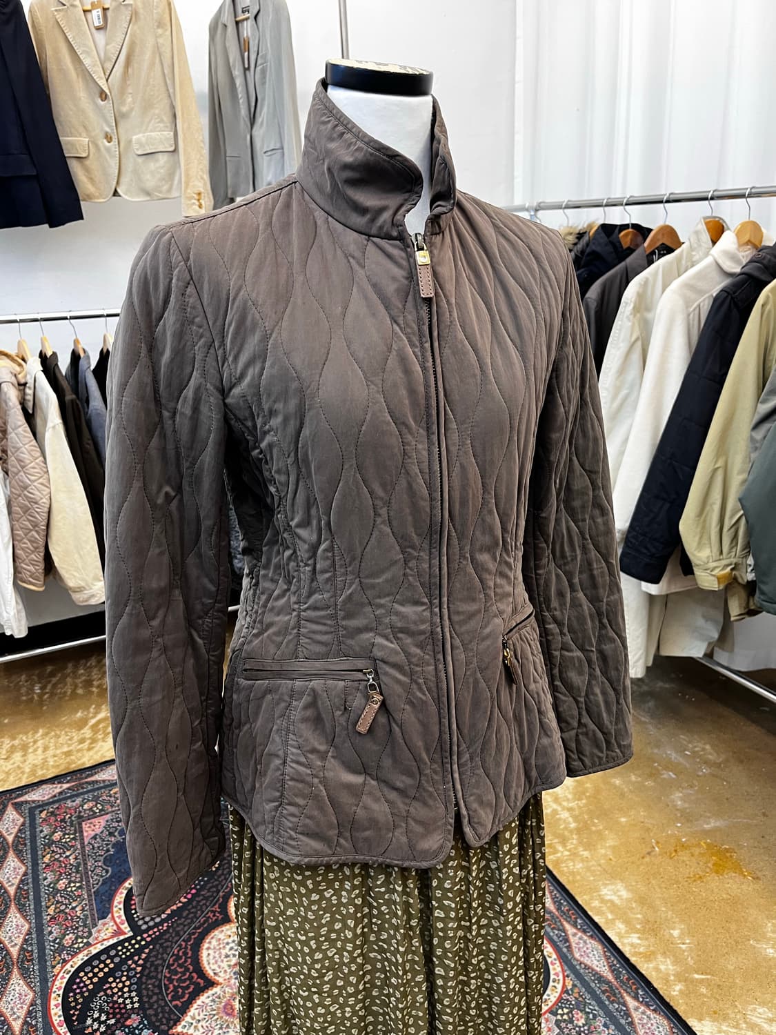 헨리 코튼 퀼팅 자켓 상품이미지1