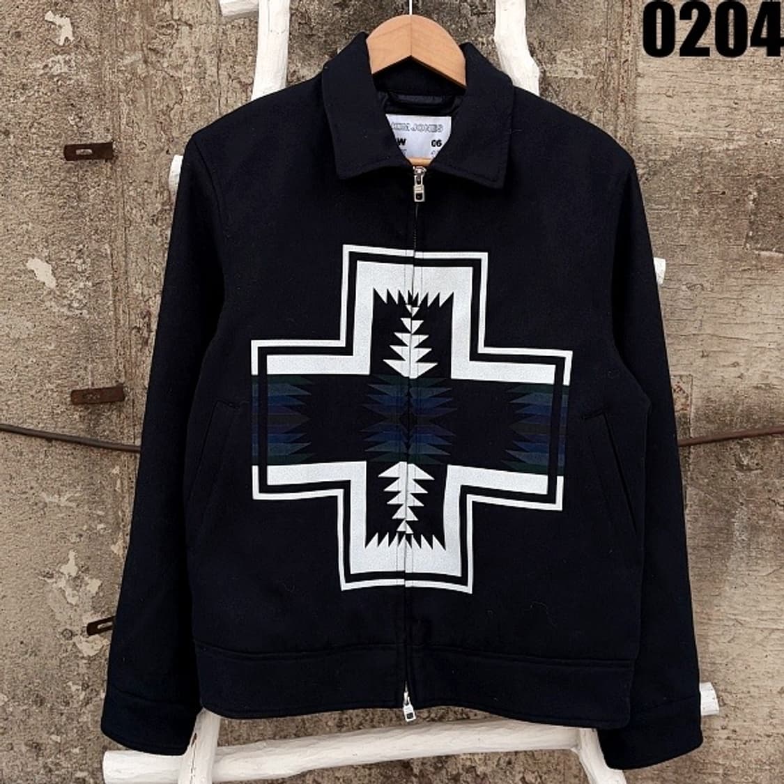 KIM JONES X GU 그래픽 집업 자켓 M 상품이미지1