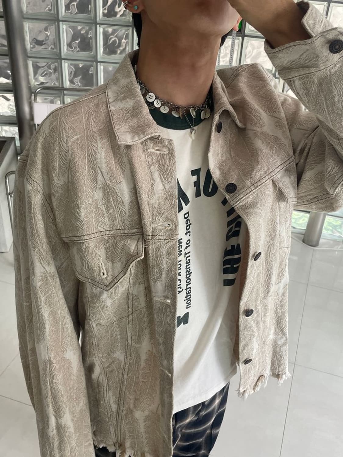 FEATHER DENIM JACKET 데님 재킷 상품이미지2