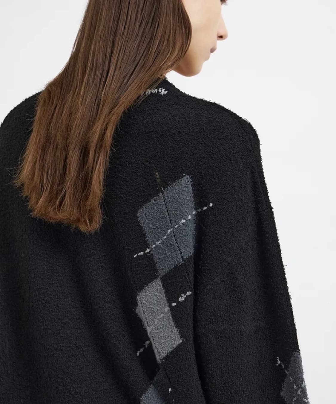 (새상품-M) youth Argyle Hand Stitch Knit 상품이미지2