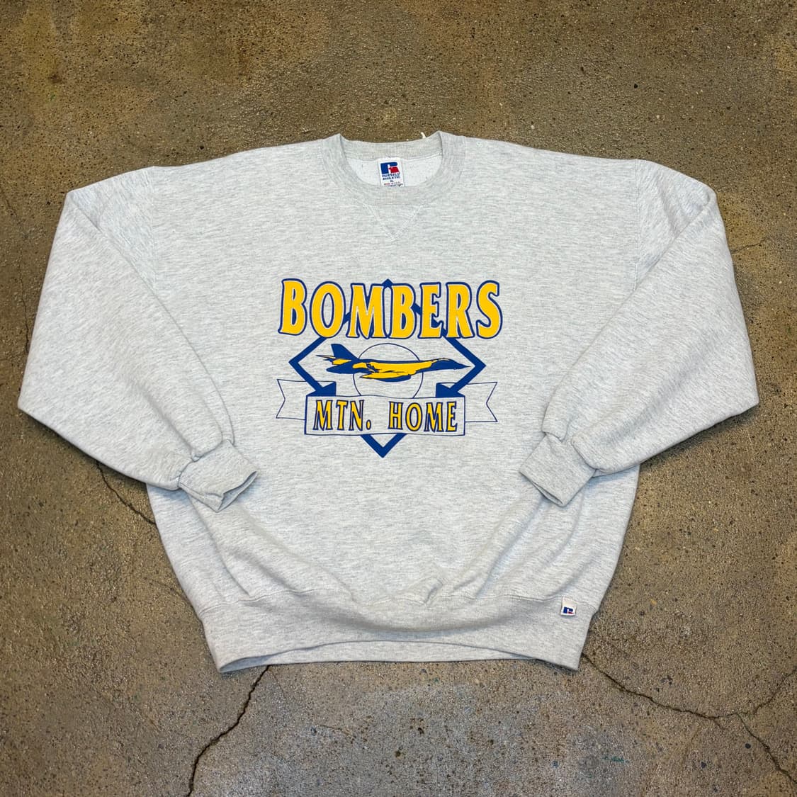 90s Made in USA 빈티지 러셀 bombers 맨투맨 상품이미지1