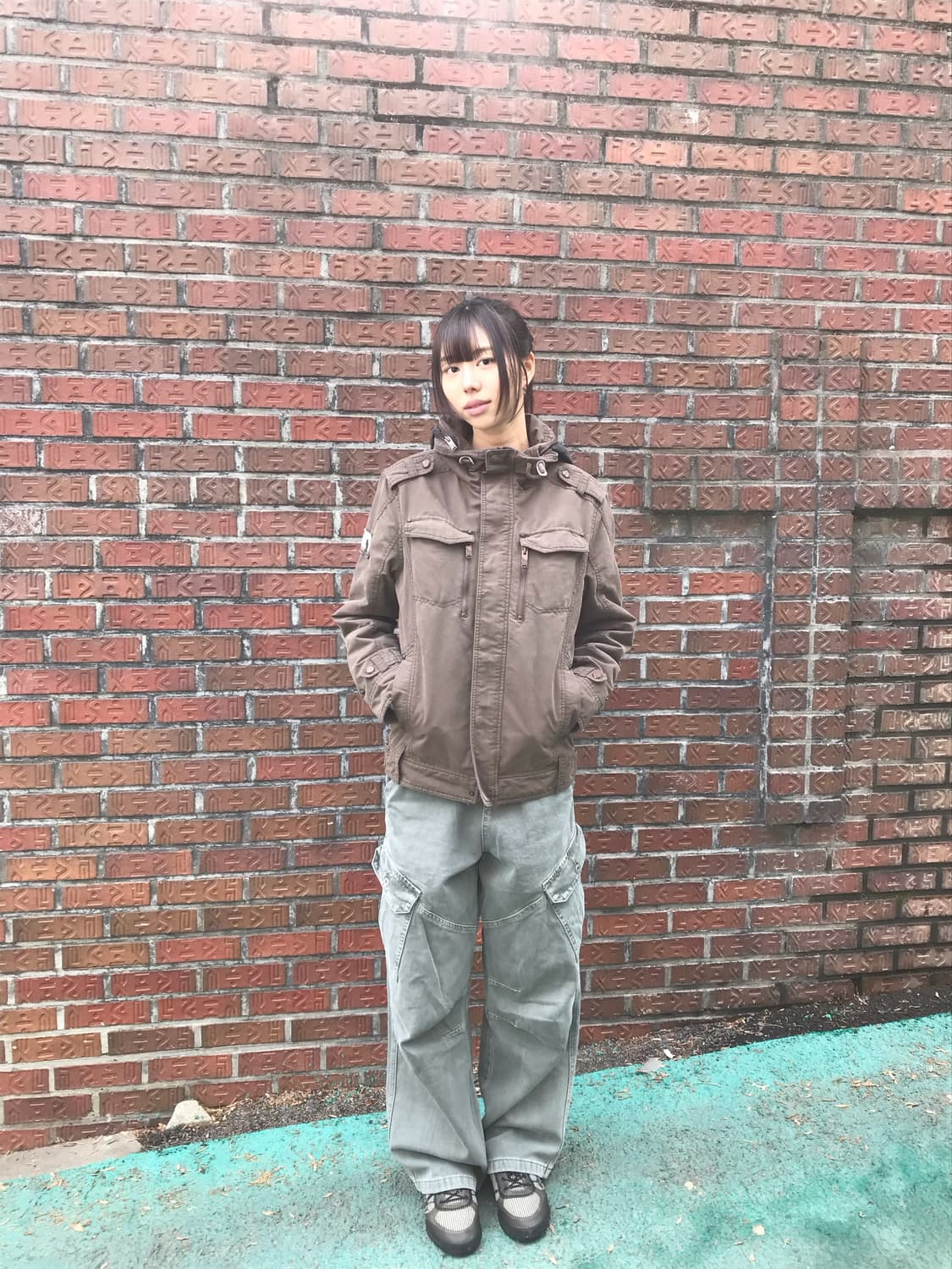 EVISU 카키 점퍼 상품이미지1