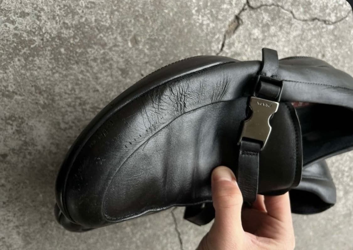 프라다 스포츠 버클 로퍼 사이즈 교환(uk8.5>uk8, 7.5) 상품이미지4