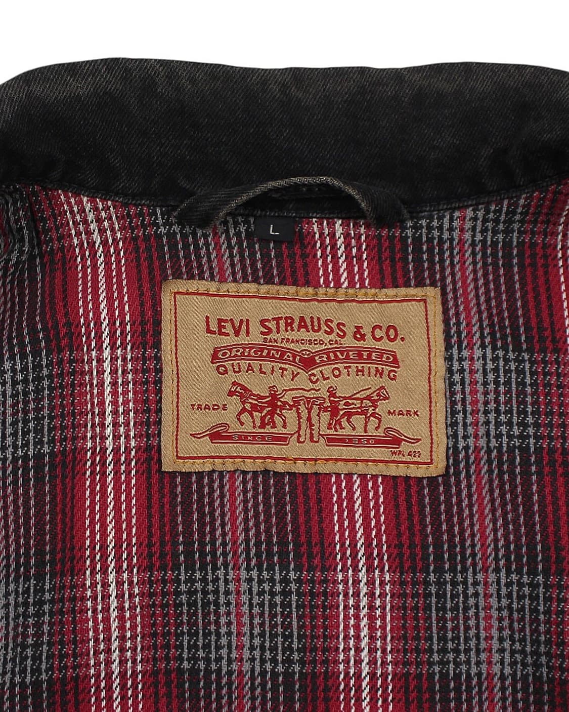 1995 USA 리바이스 70699-4159 블랙 데님 자켓 빈티지 미제 상품이미지6