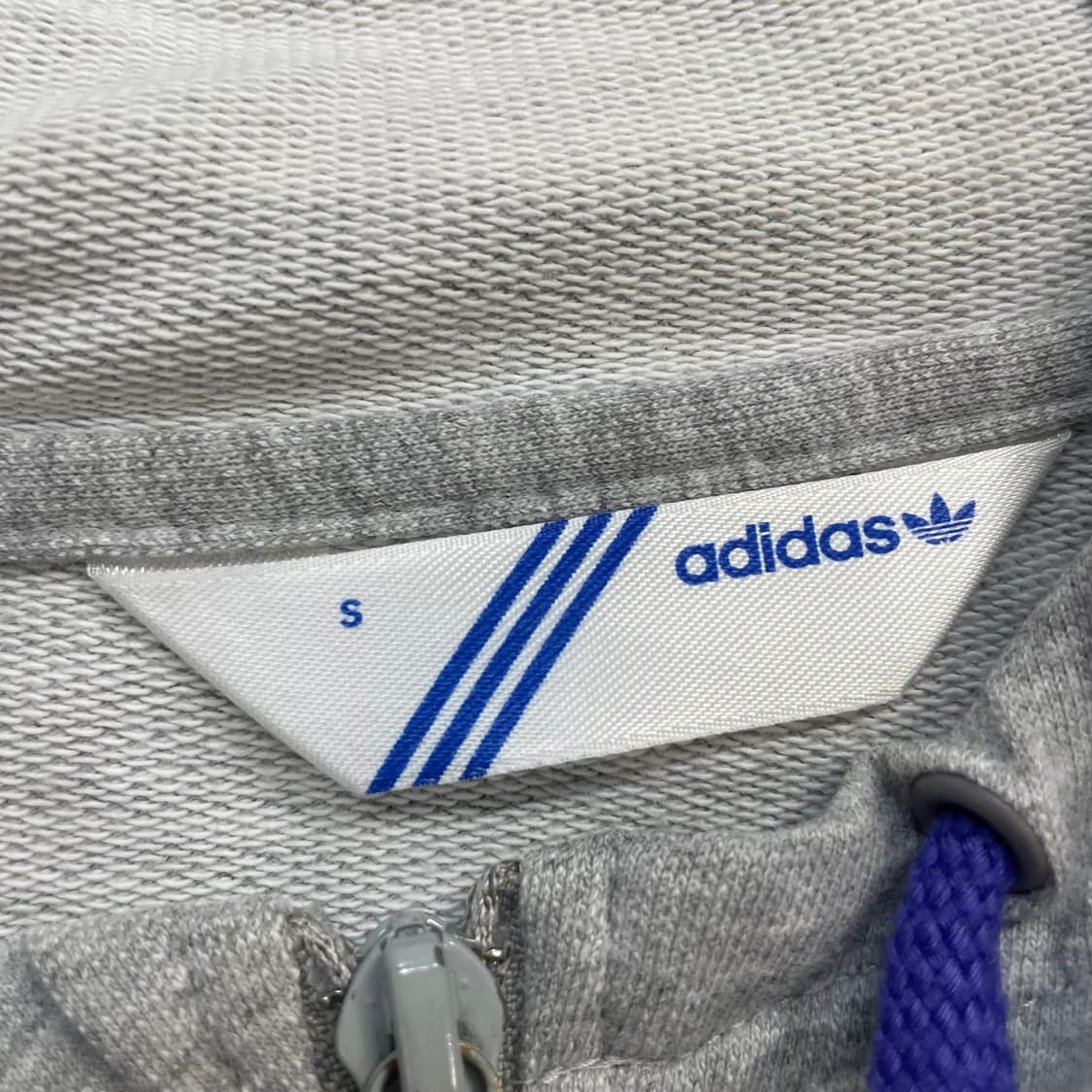 아디다스 파이어버드 후드집업 그레이 퍼플 상품이미지4