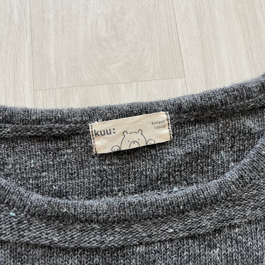 JPN . 숄더버튼 모리걸 니트 상품이미지3