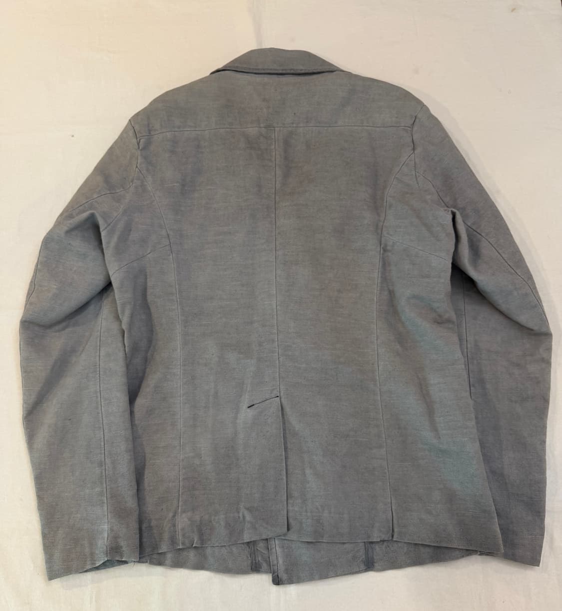 디젤 블랙 골드 린넨 더블 브레스티드 피코트 그레이 상품이미지2