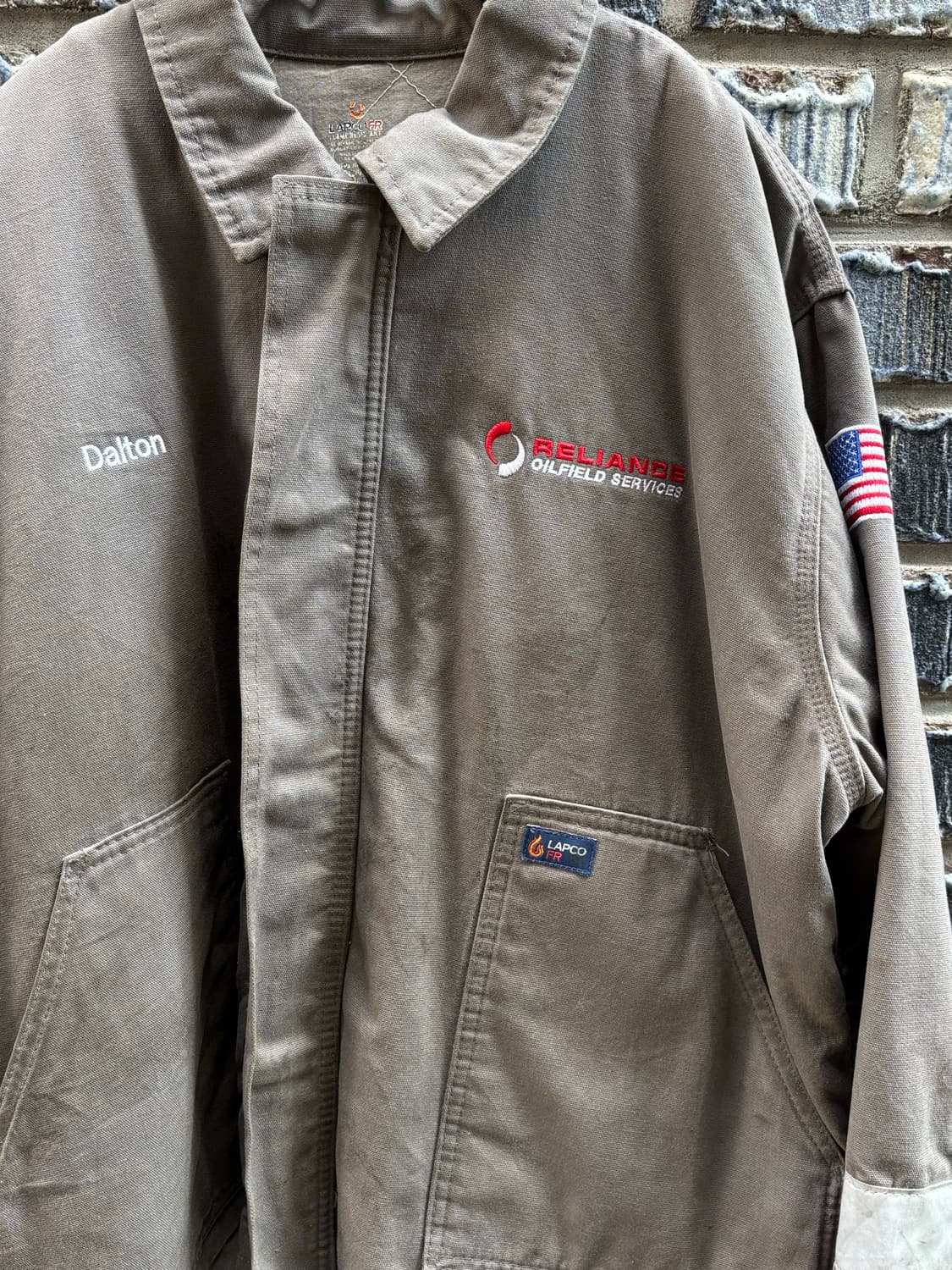 오일필드 빈티지 워크자켓 방염 상품이미지2