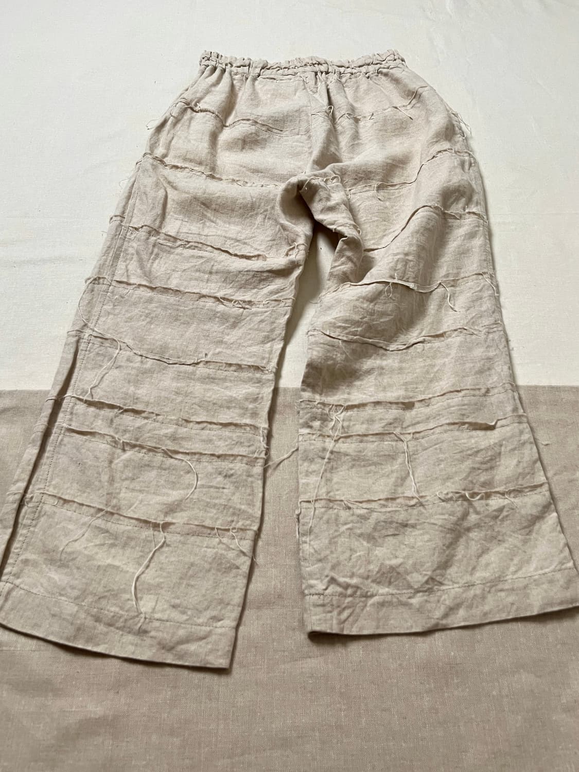 꼼데가르송 린넨 컷오프 이지팬츠 comme des garcons 상품이미지4