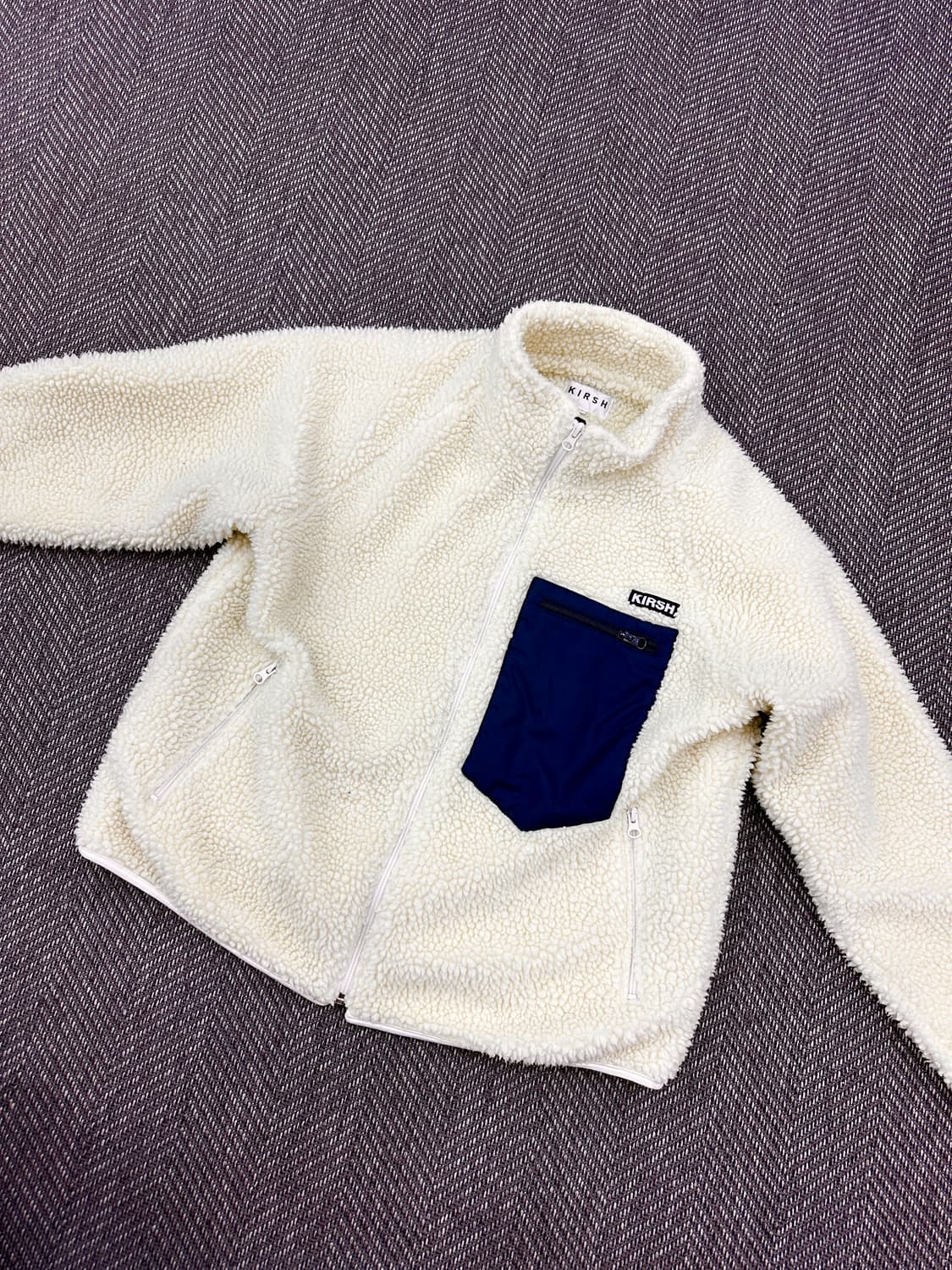 키르시 뽀글이 후리스 아이보리 상품이미지2