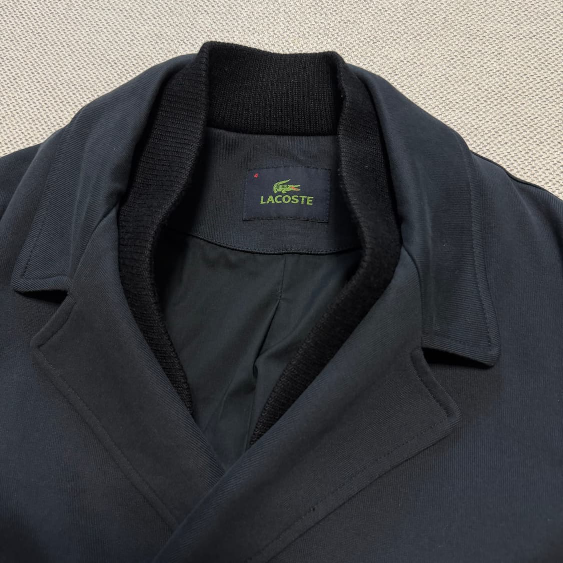 라코스테 더블 타입 코튼 하프 코트 상품이미지3