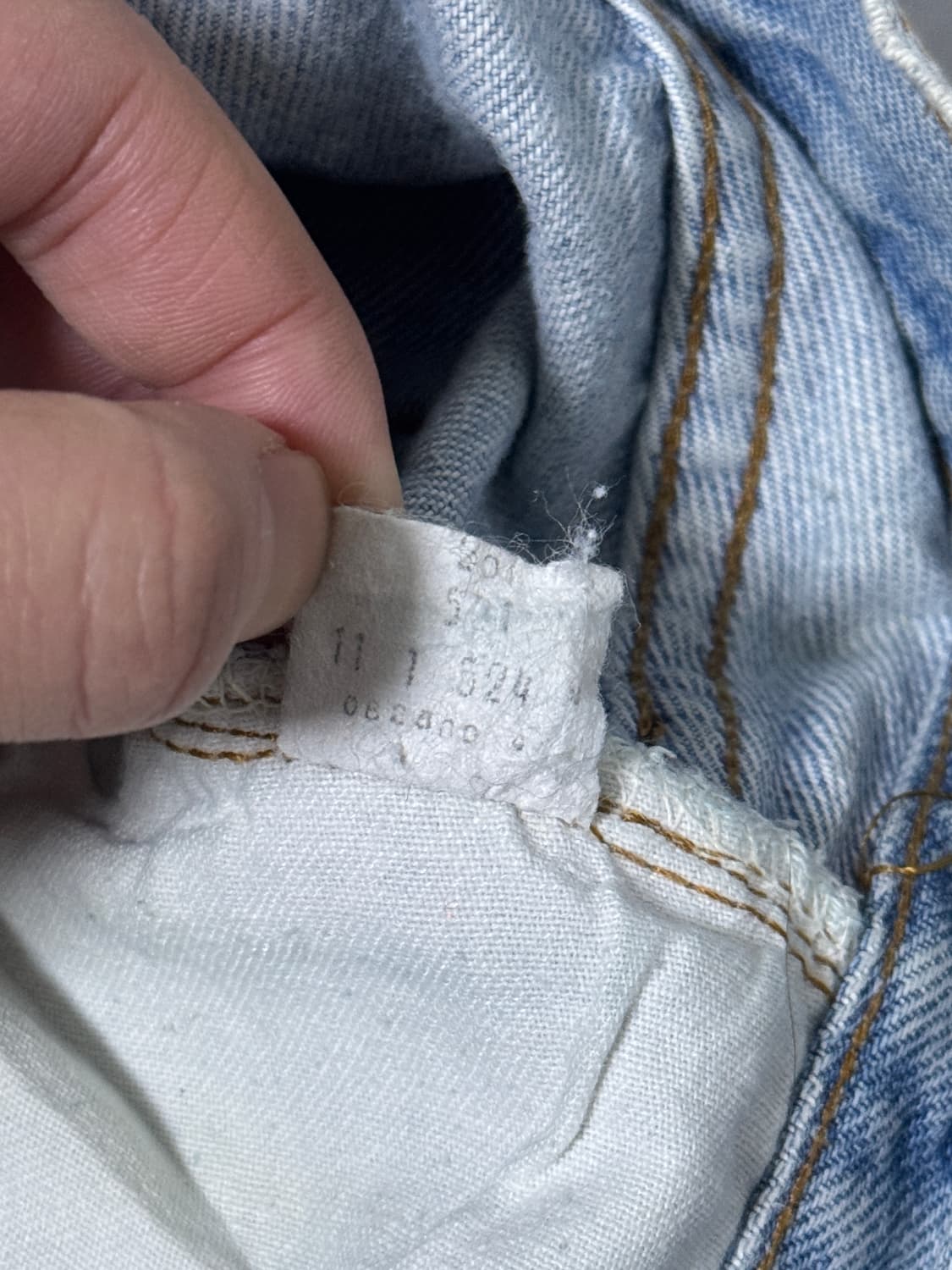 80s usa 리바이스 501 66 후기 셀비지 데님 쇼츠 상품이미지10